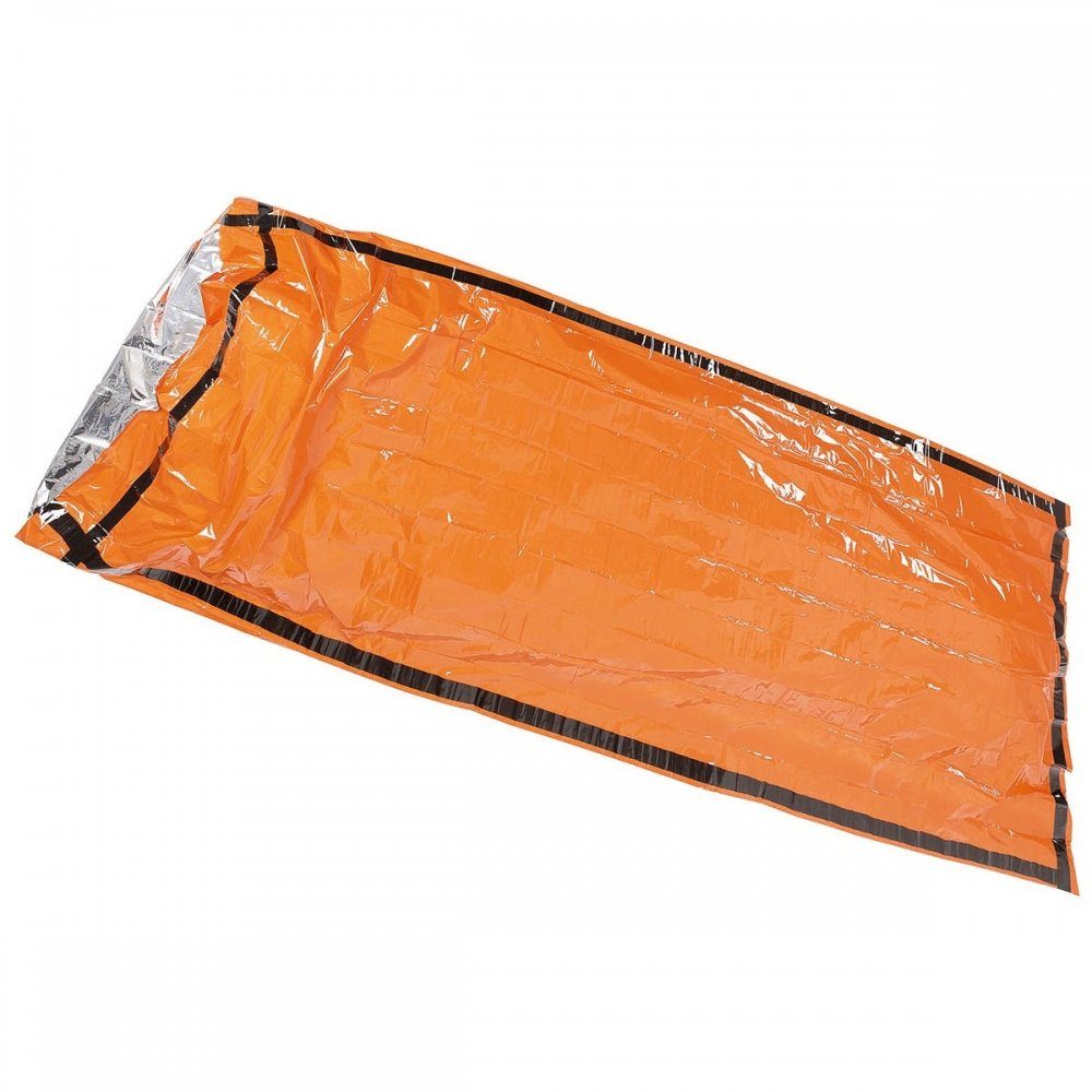 FoxOutdoor Biwaksack Notfall-Biwaksack, orange, einseitig alubeschichtet (Set)