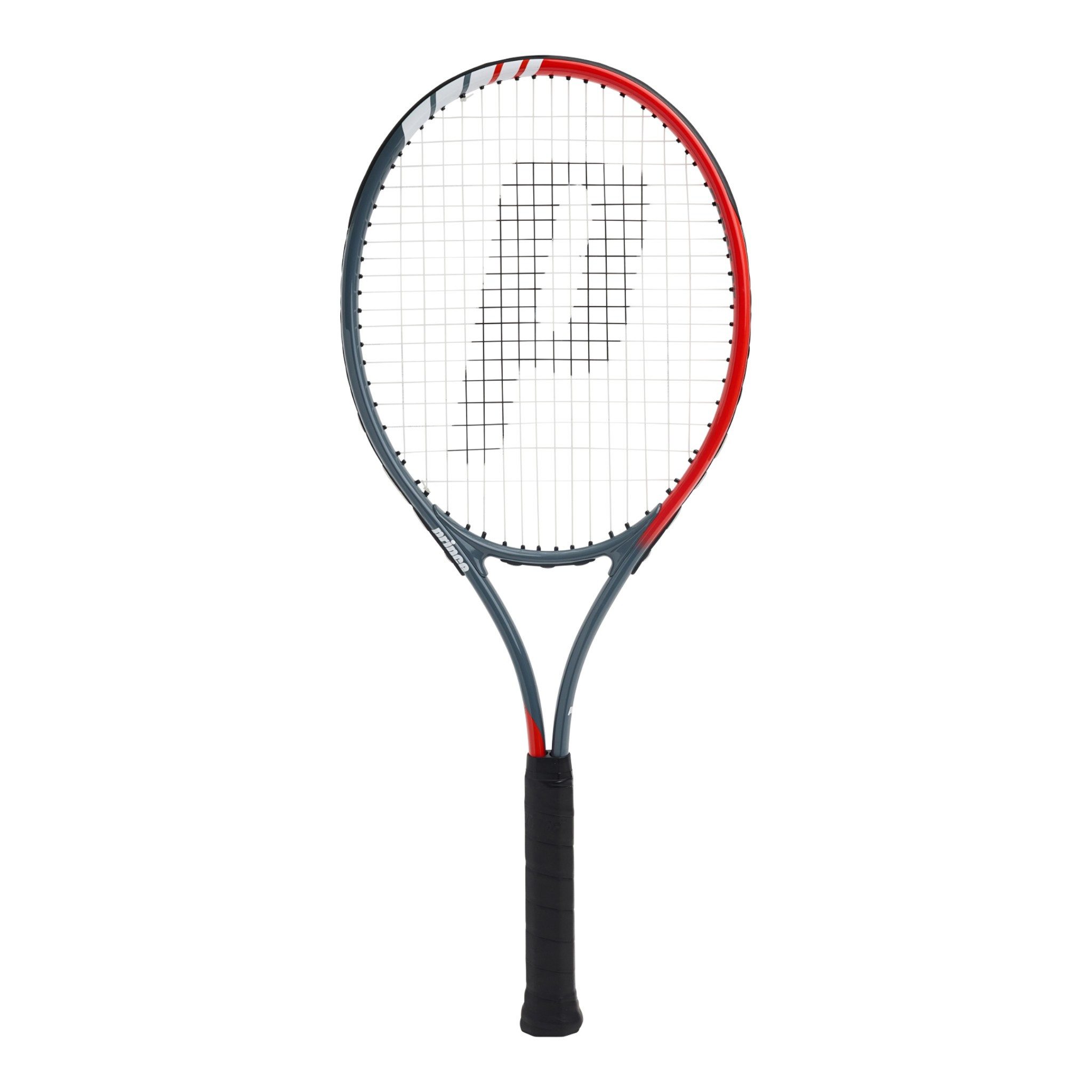 Prince Tennisschläger Force 27 105in/275g/Freizeit/Einstieg grau/rot - besaitet
