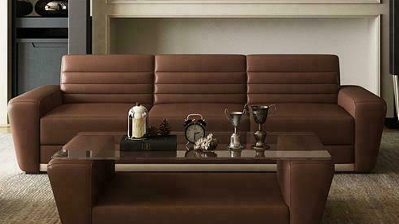 JVmoebel Sofa Luxus Moderner Brauner Dreisitzer 3-er 3 Sitzer Stilvoll Neu, Made in Europe