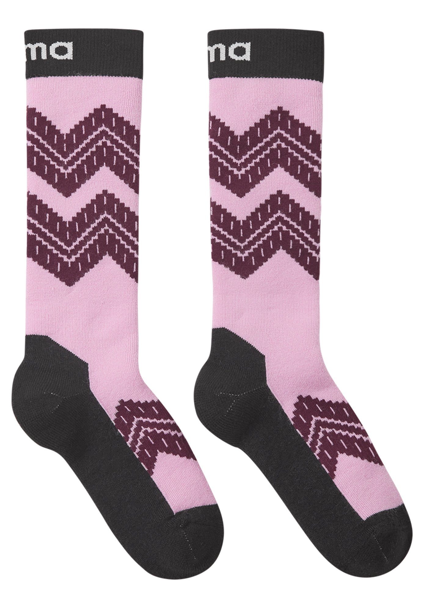 reima Kinder Reima Kids Socks Suksee Pink Thermosocken Sunset Kompressionssocken