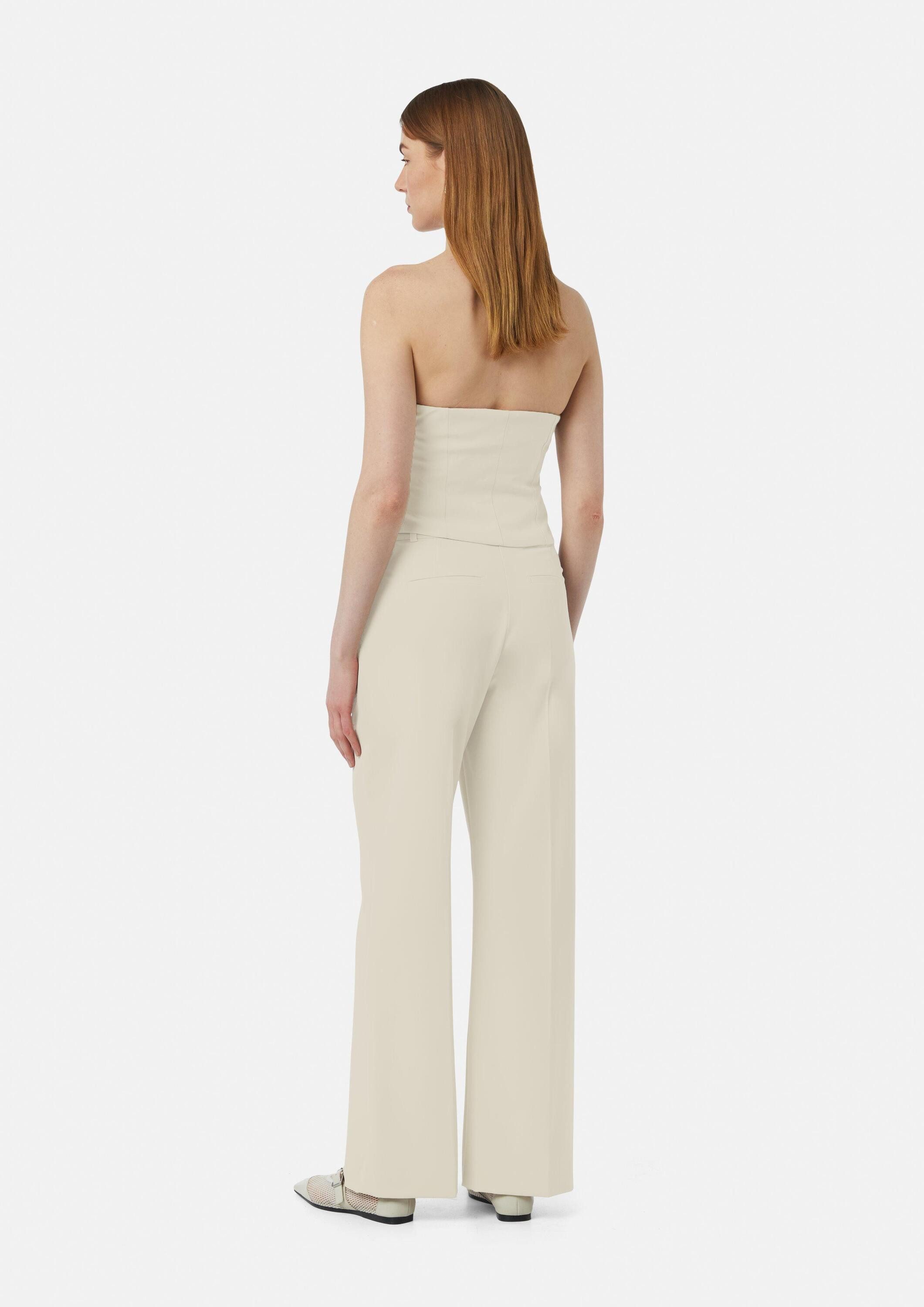 comma Chinos Hose Hochwertige Hose mit Wide Leg