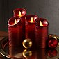 MARELIDA LED-Kerze »LED Kerzenset Adventskerzen Echtwachs bewegl. Flamme zum Auspusten 12,5cm 4St.« (4-tlg), Bild 4