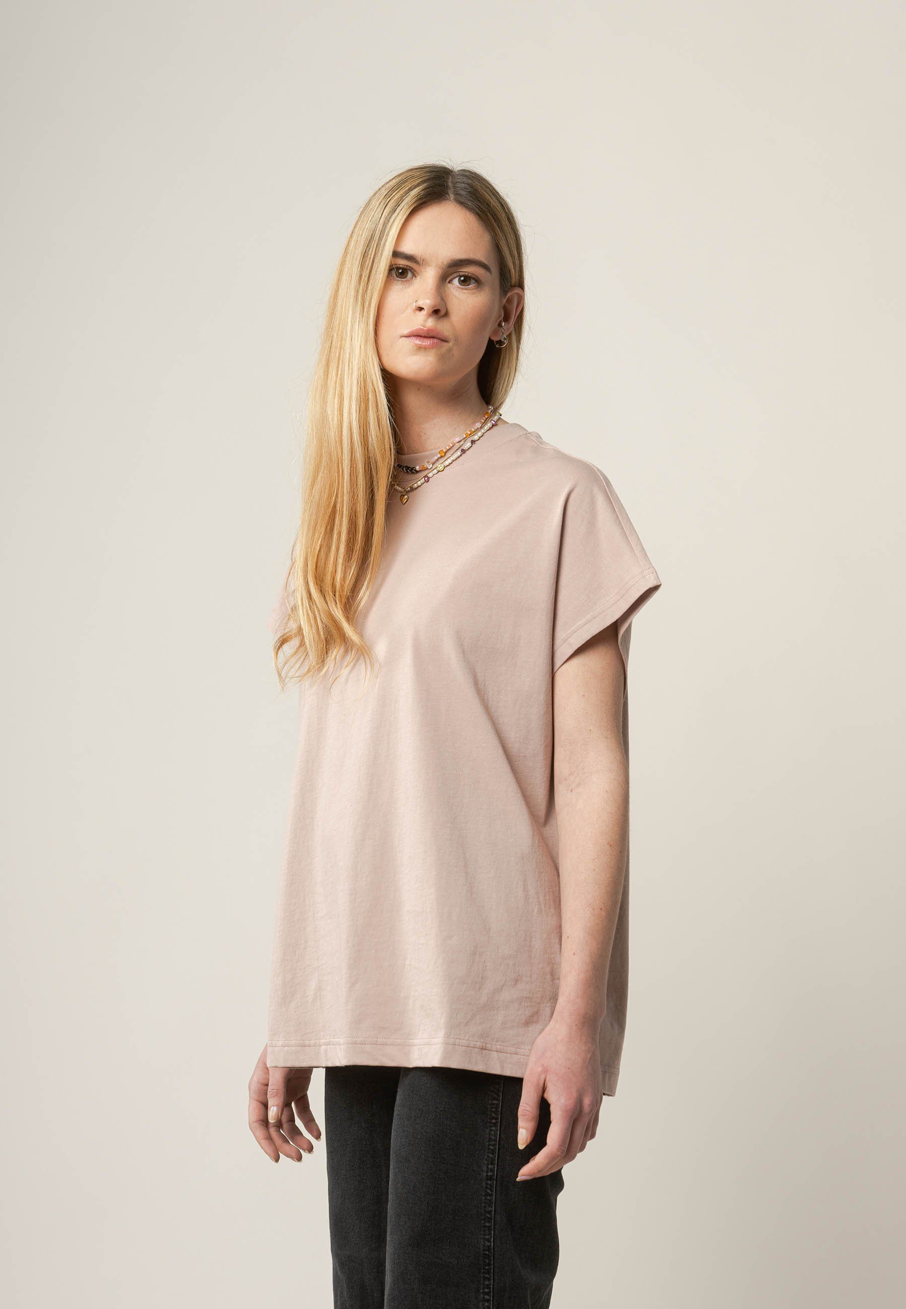 MELA Kurzarmshirt T-Shirt MADHU Fein gerippter günstig online kaufen