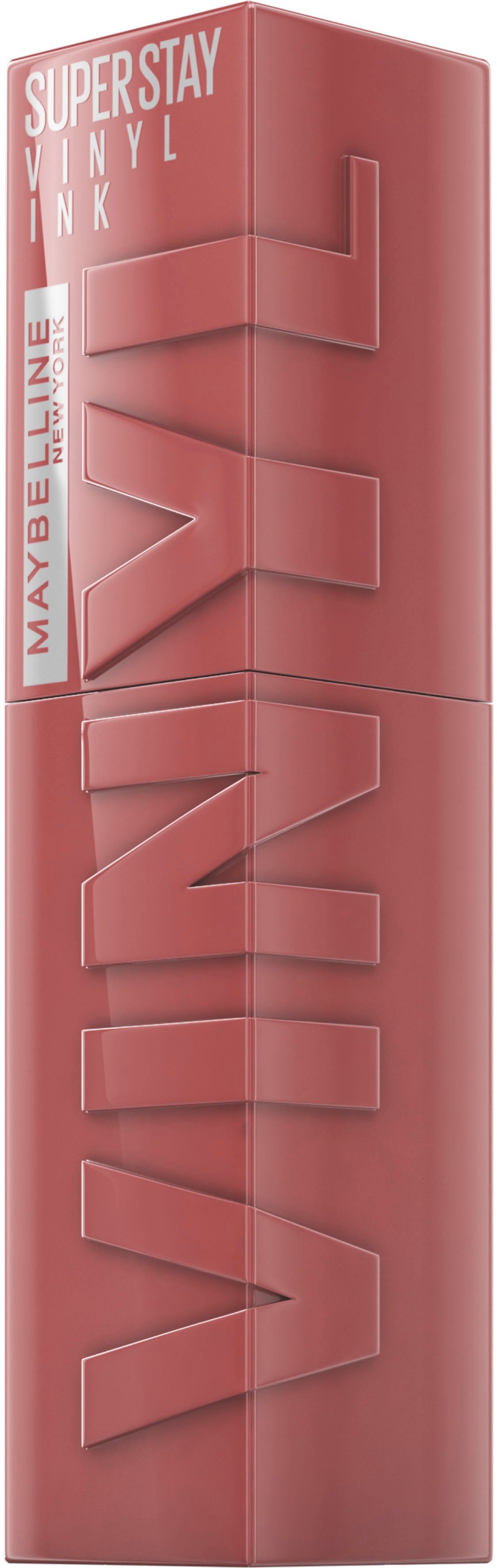 MAYBELLINE NEW YORK Lippenstift SUPER STAY VINYL INK, mit mattem Finish, flüssige Textur, bis zu 16h Halt