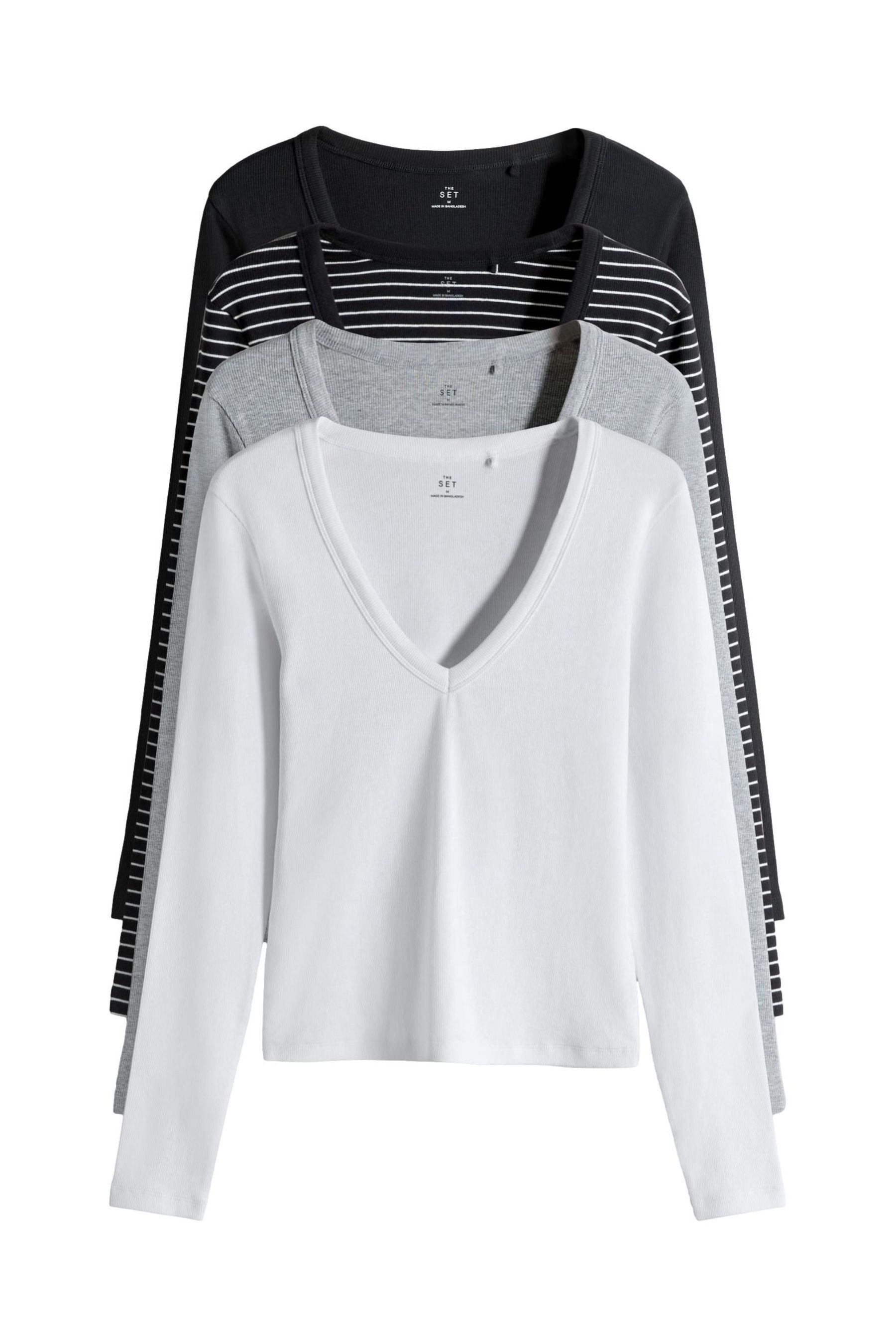 The Set Langarmshirt The Set Langarmshirts günstig online kaufen