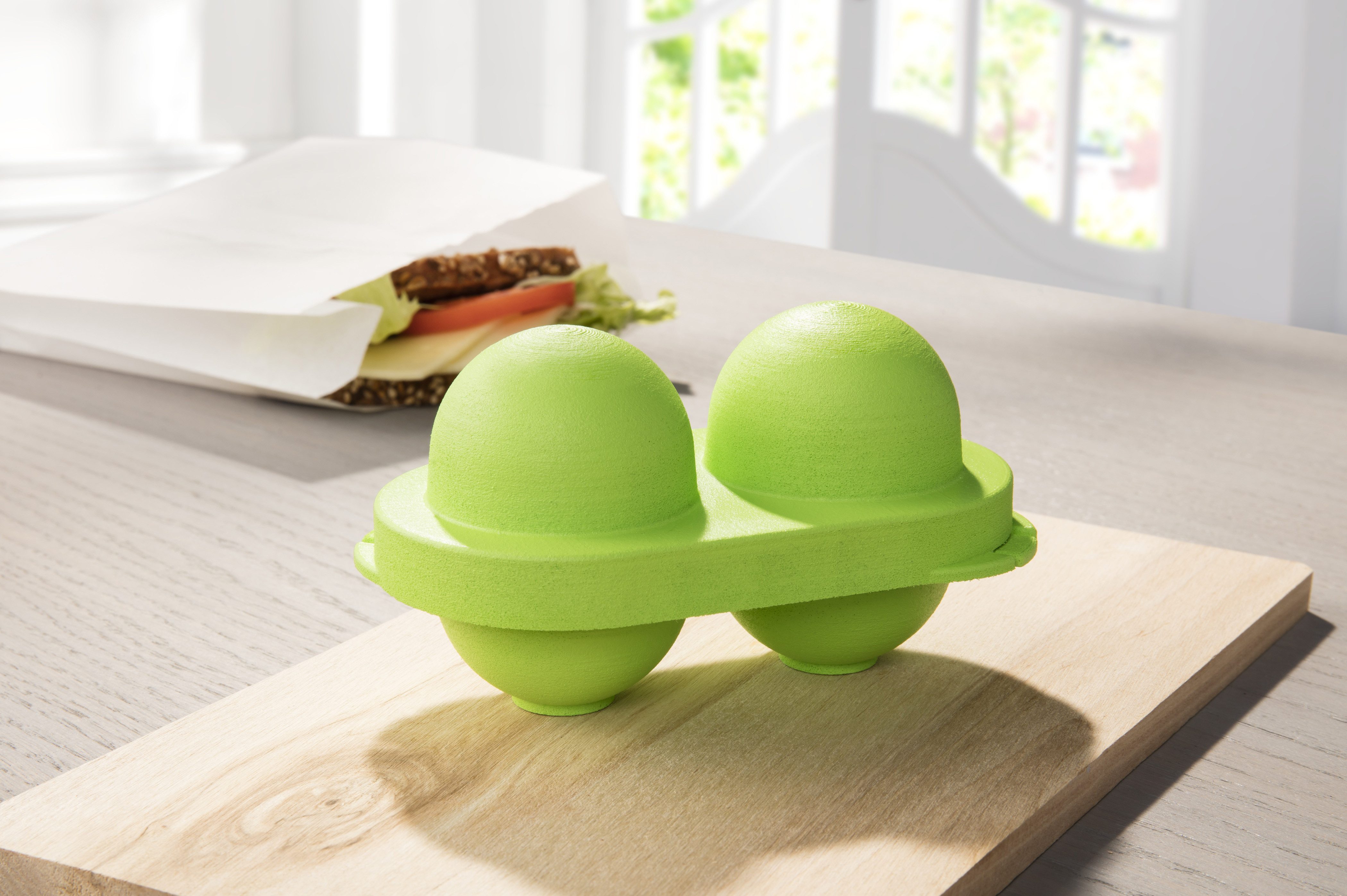 Ruco Lunchbox Eierbox, 2er Set, Kunststoff, (2-tlg), Transportbox, Eierkorb, Made in Germany