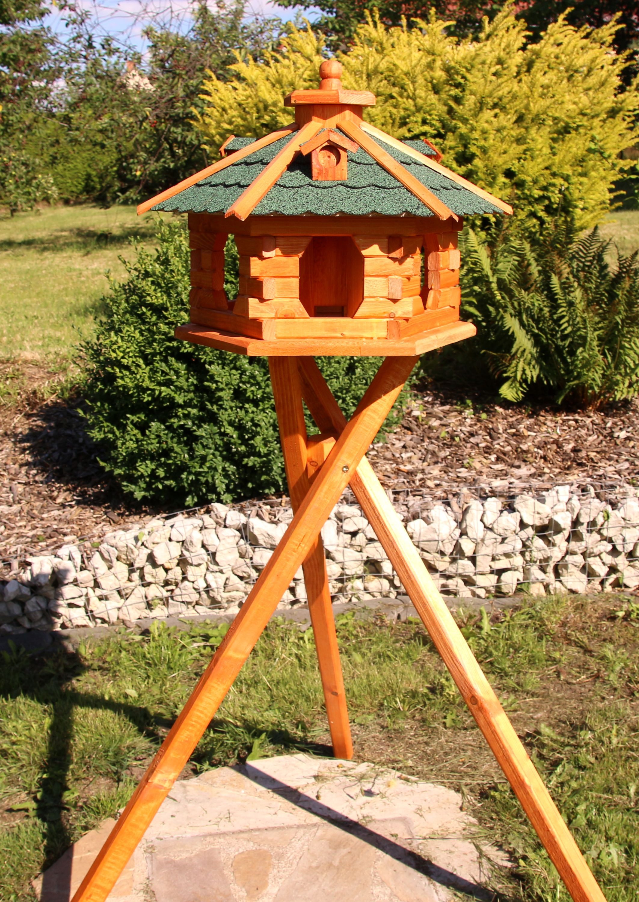 Vogelhaus XL Vogelhaus mit Ständer 57x37 cm wetterfest