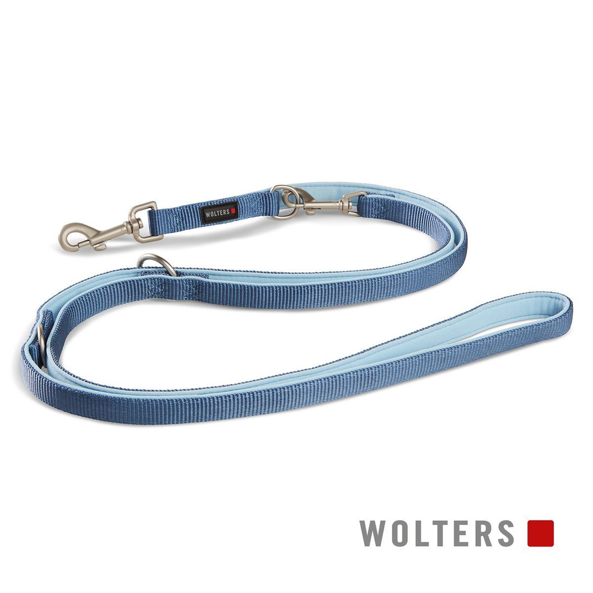 Wolters Hundeleine Führleine Professional Comfort riverside blue/sky blue