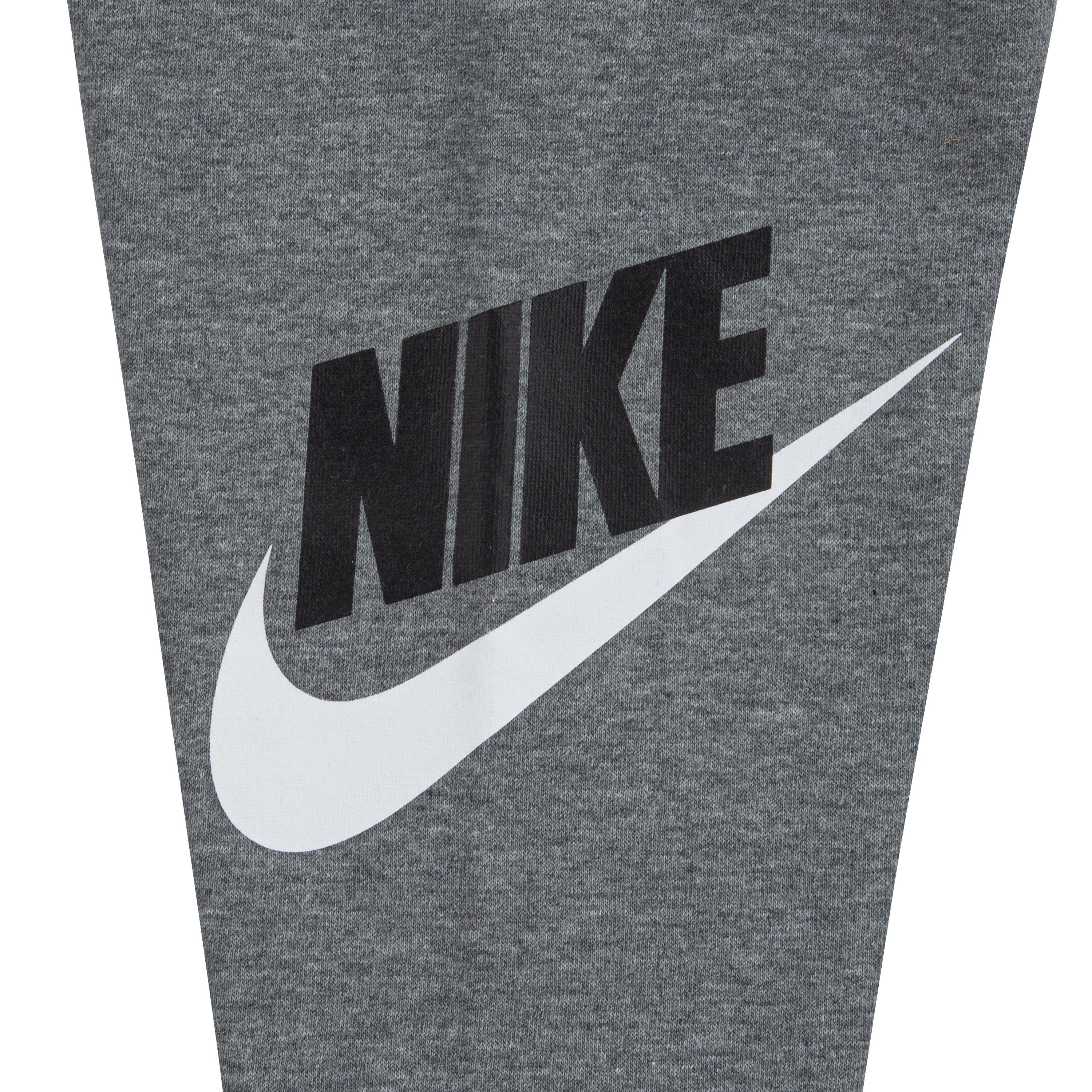 Nike Sportswear Jogginganzug FLEECE 2-tlg) (Set, & 2PC HOODIE SET PO JOGGER grau-meliert