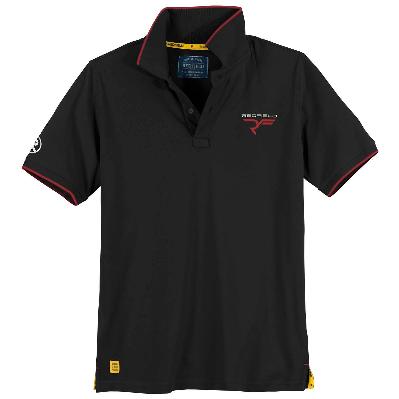 redfield Poloshirt Redfield Poloshirt Übergröße schwarz günstig online kaufen