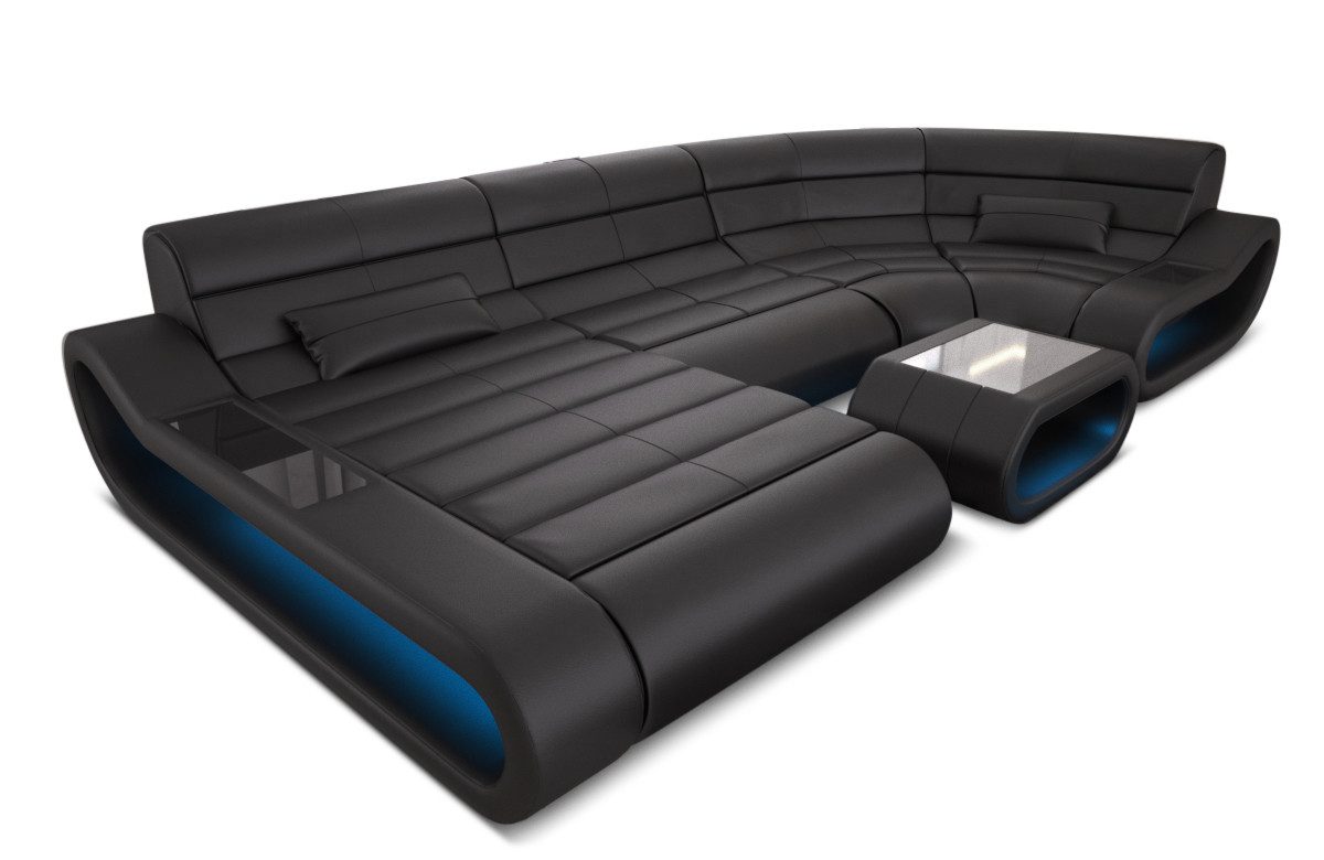 Sofa Dreams Wohnlandschaft Ledercouch Leder Sofa günstig online kaufen