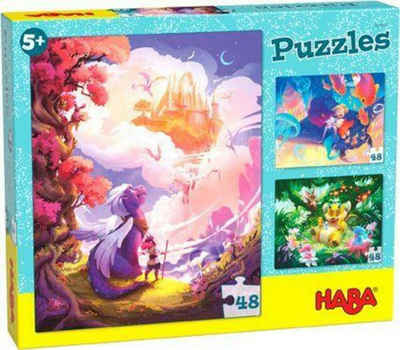 Haba Puzzle HABA Puzzle Im Fantasieland (Kinderpuzzle), 19 Puzzleteile