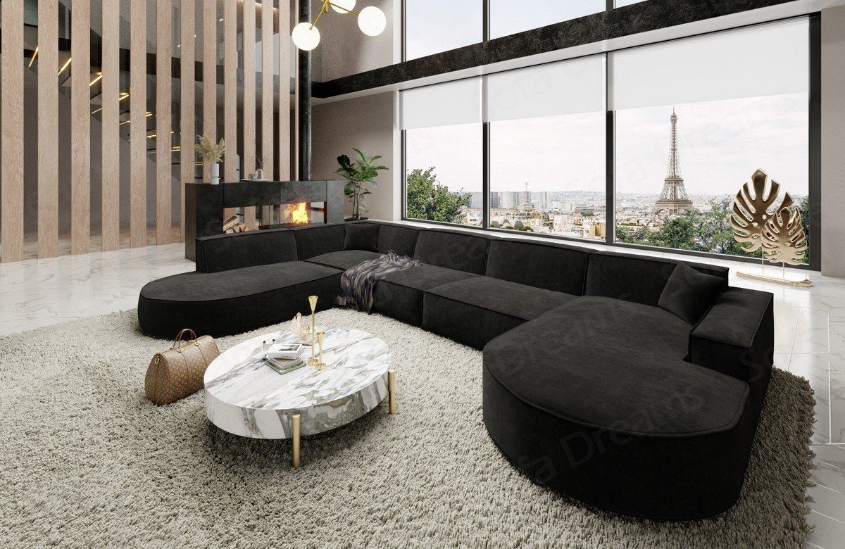 Sofa Dreams Wohnlandschaft Designer Stoff Sofa günstig online kaufen