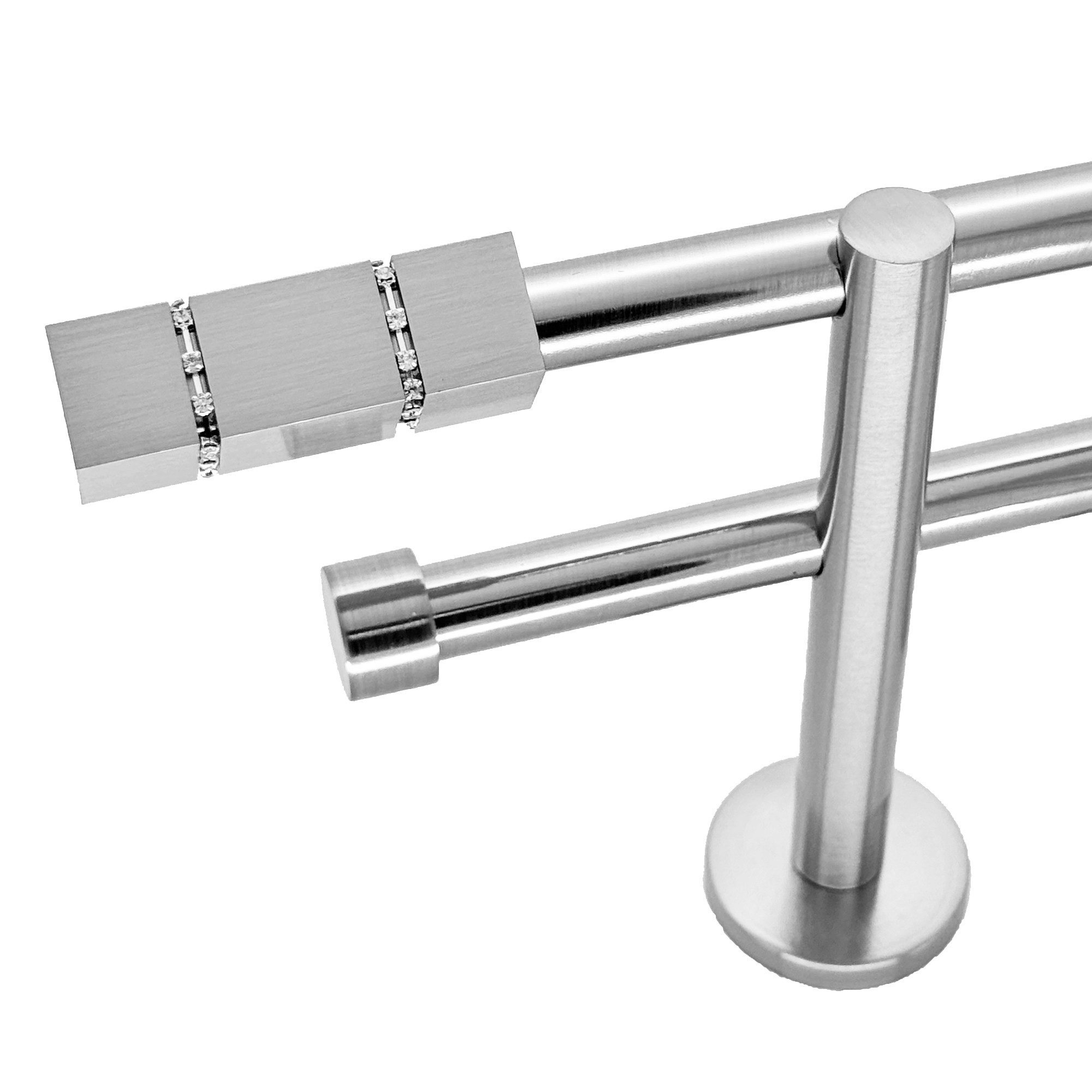 BASIT Gardinenstange Rohr Edelstahl 16 mm günstig online kaufen