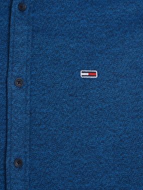 Tommy Jeans Langarmhemd TJM REG BRUSHED GRINDLE SHIRT mit Button-down-Kragen