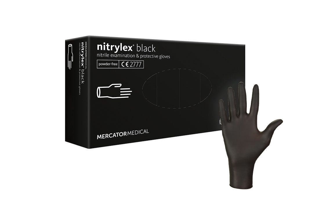 Mercator Einweghandschuhe Nitrylex® black - Medizinische günstig online kaufen