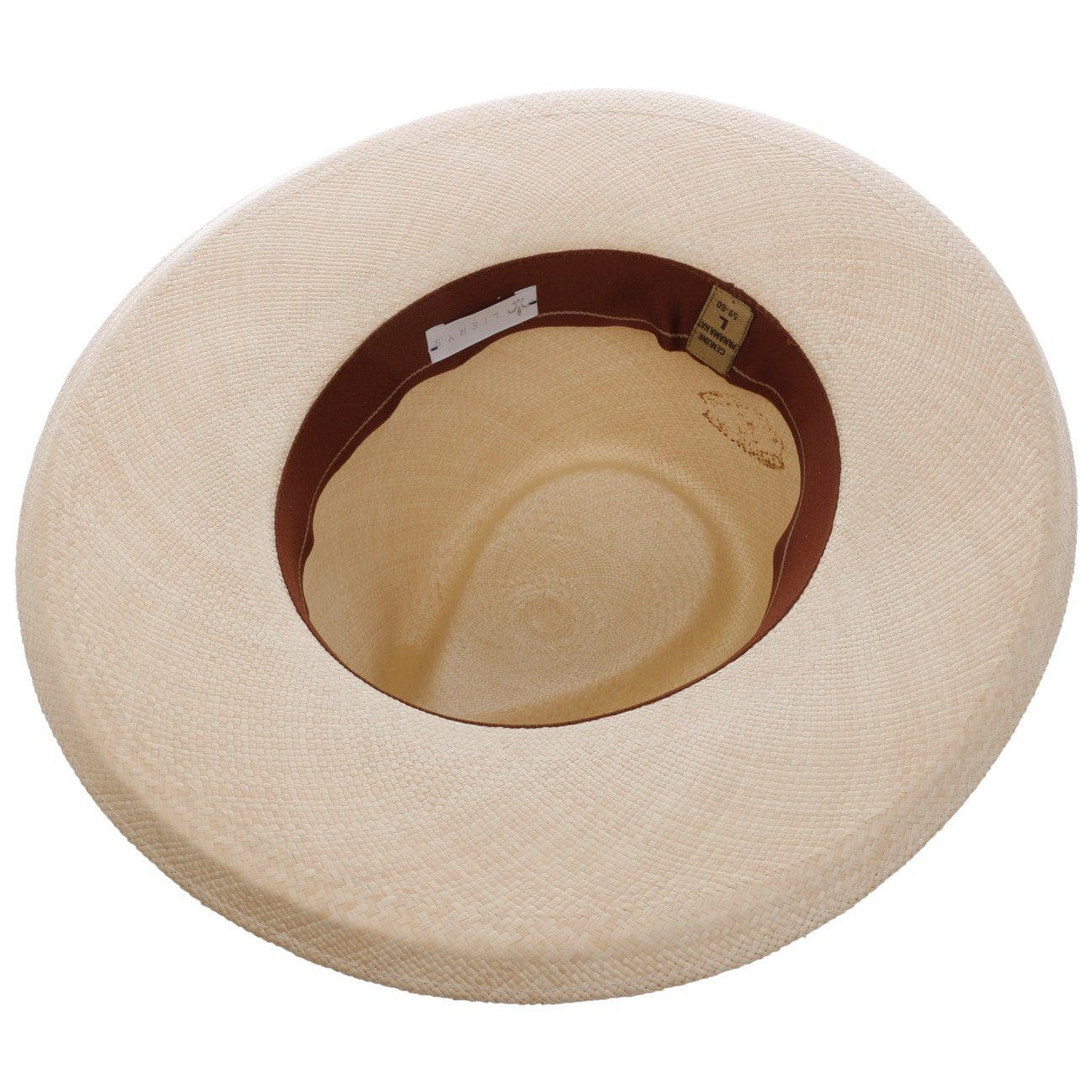 Lierys Panamastrohhut Made in Ripsband, Sonnenhut Ecuador (1-St) mit