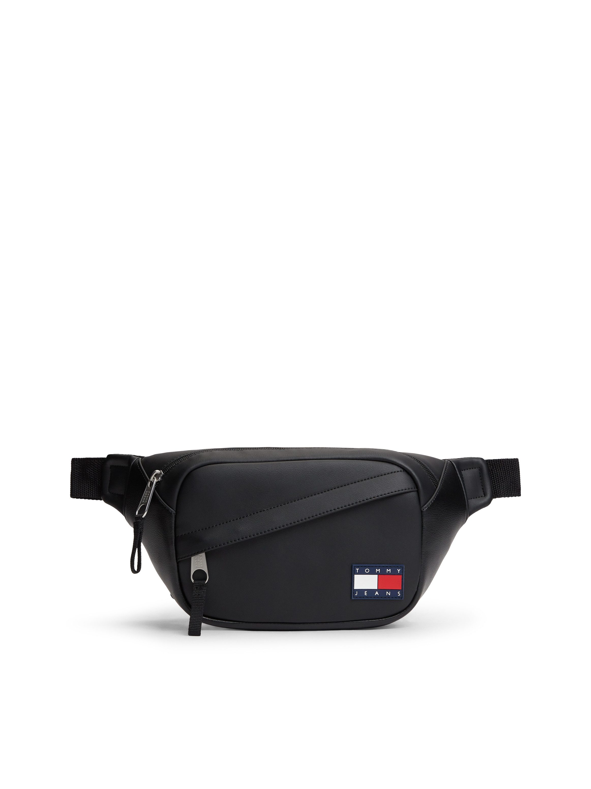 Tommy Jeans Gürteltasche TJM DAILY PU BUMBAG, Unisex Bauchtasche, Crossbodybag mit Logo-Aufnäher