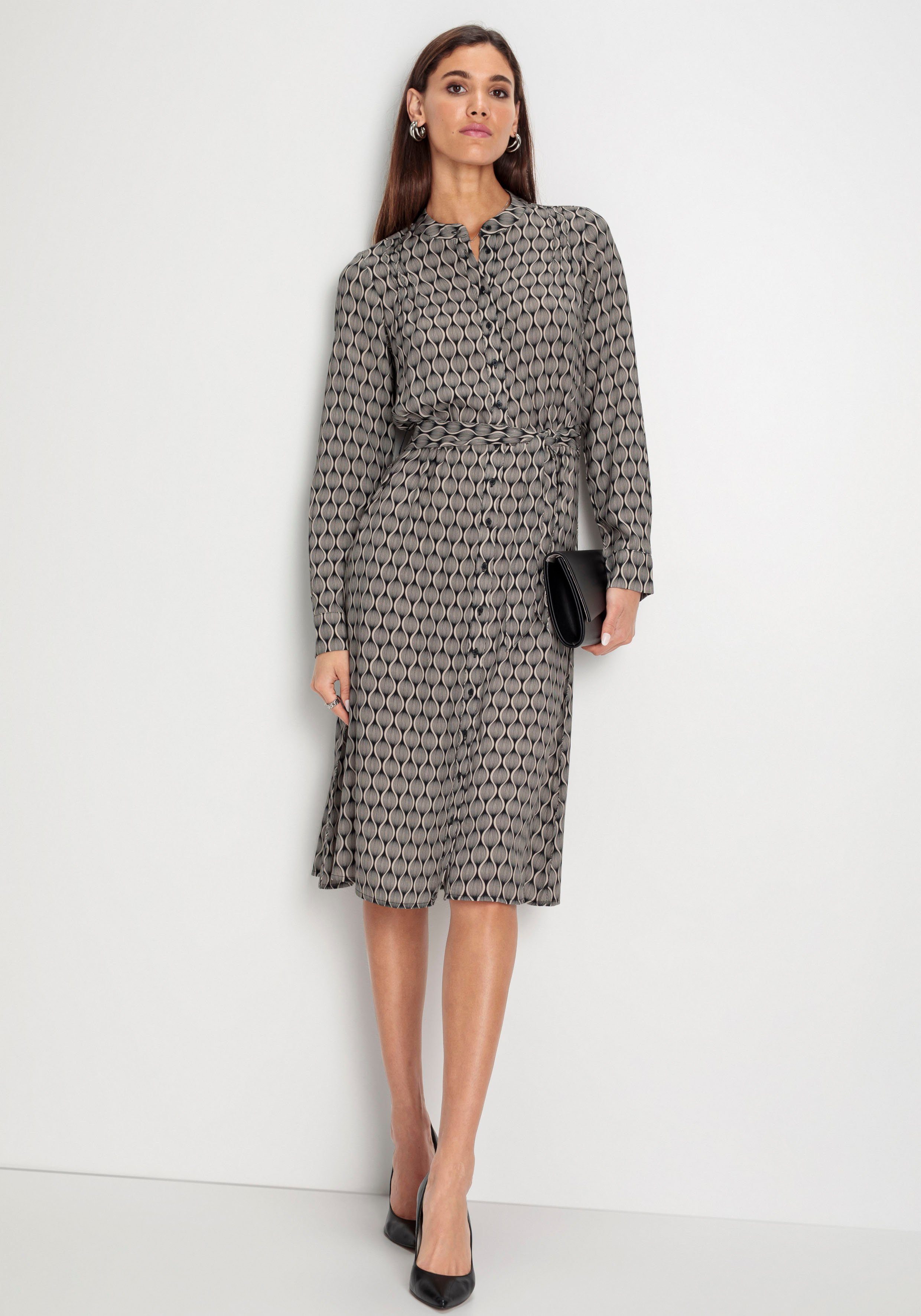 HECHTER PARIS Midikleid mit eleganten Print - NEUE KOLLEKTION mehr