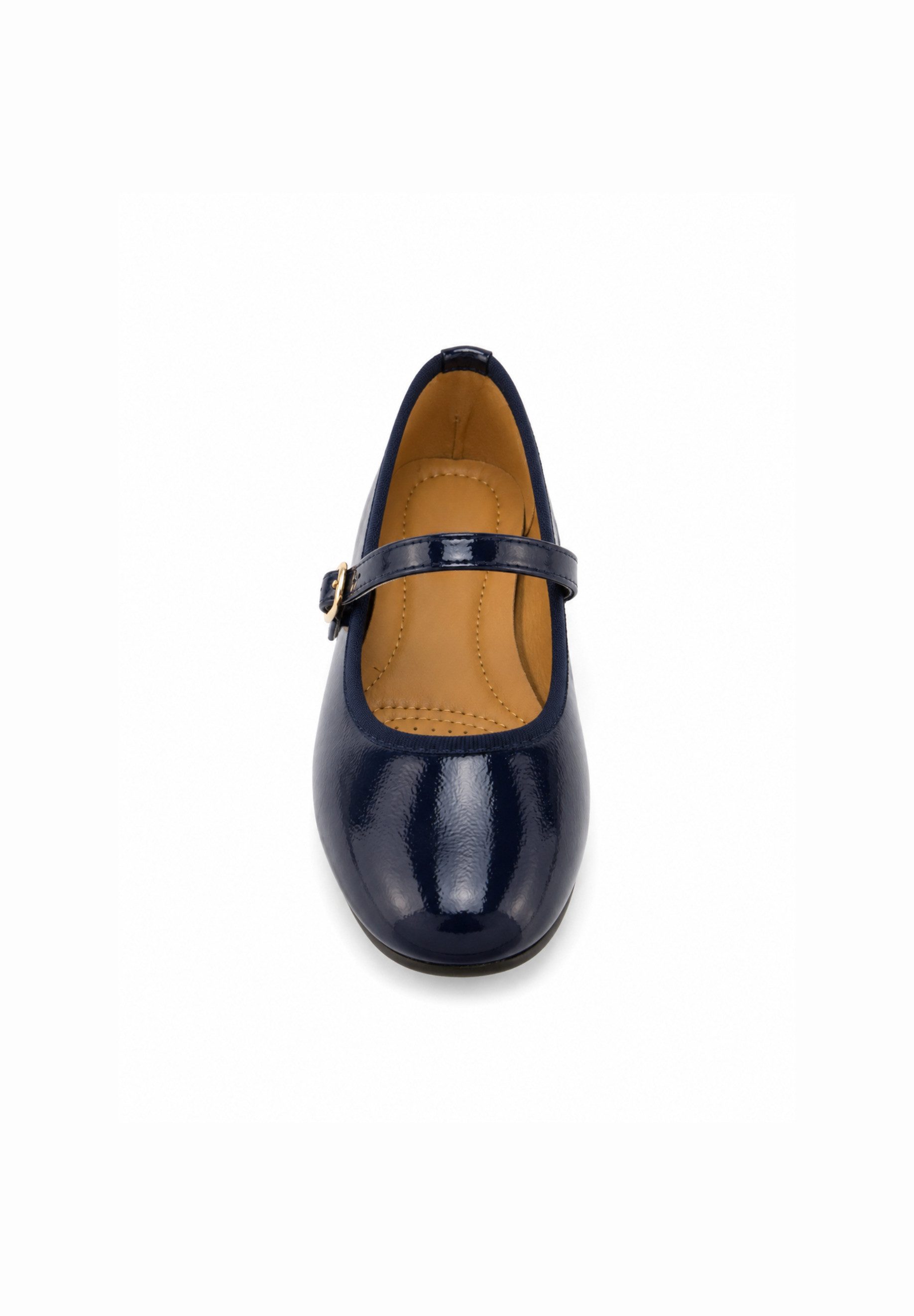 Day Vine Damen Mary Jane Ballerinas in Lackoptik mit verstellbarem Riemen Ballerina