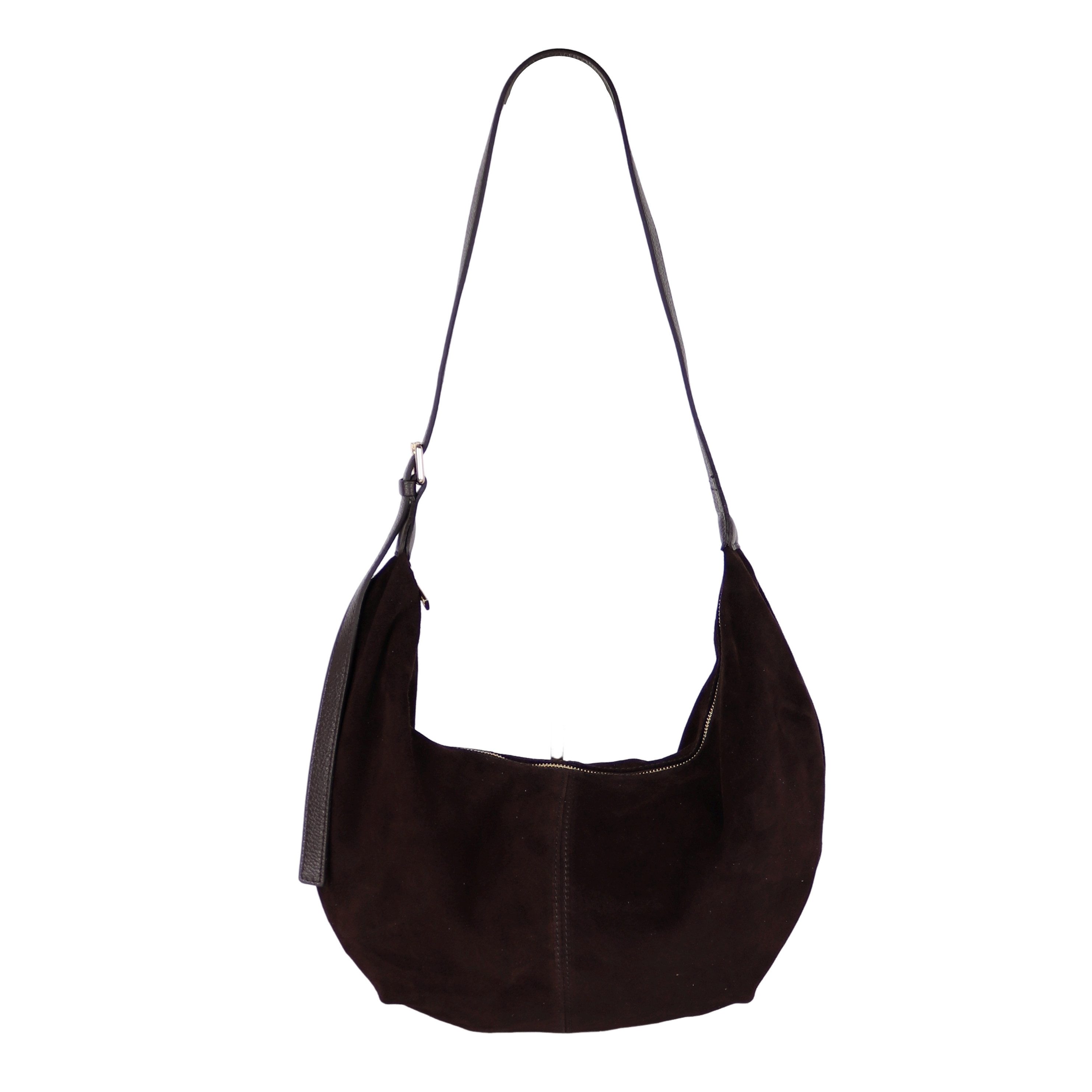 MIRROSI Umhängetasche Damen Crossbody Bag, Wildleder Echtleder Made In Ital günstig online kaufen