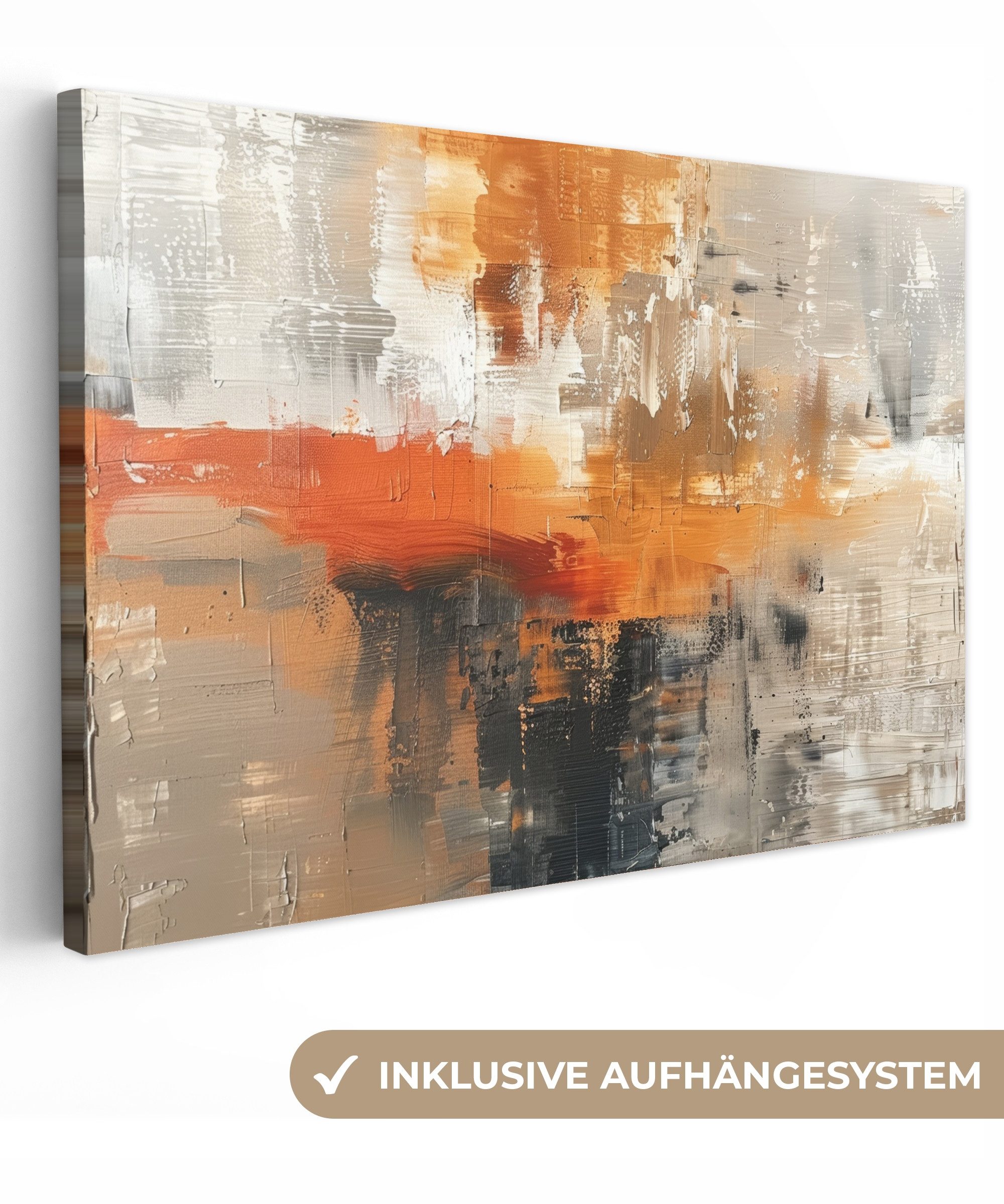 OneMillionCanvasses® Leinwandbild Farbe - Muster - Modern - Kunst, Fotodruc günstig online kaufen