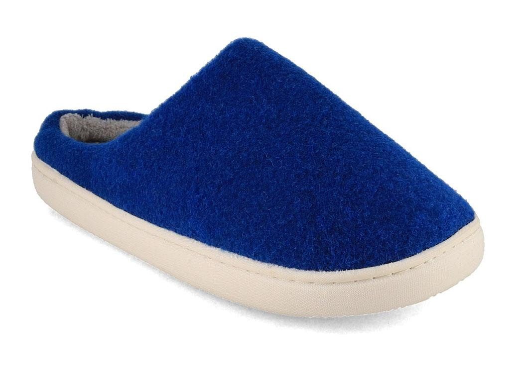 Fluffys Luxora Damen Pantoffeln, blau, warm, weich Hausschuh