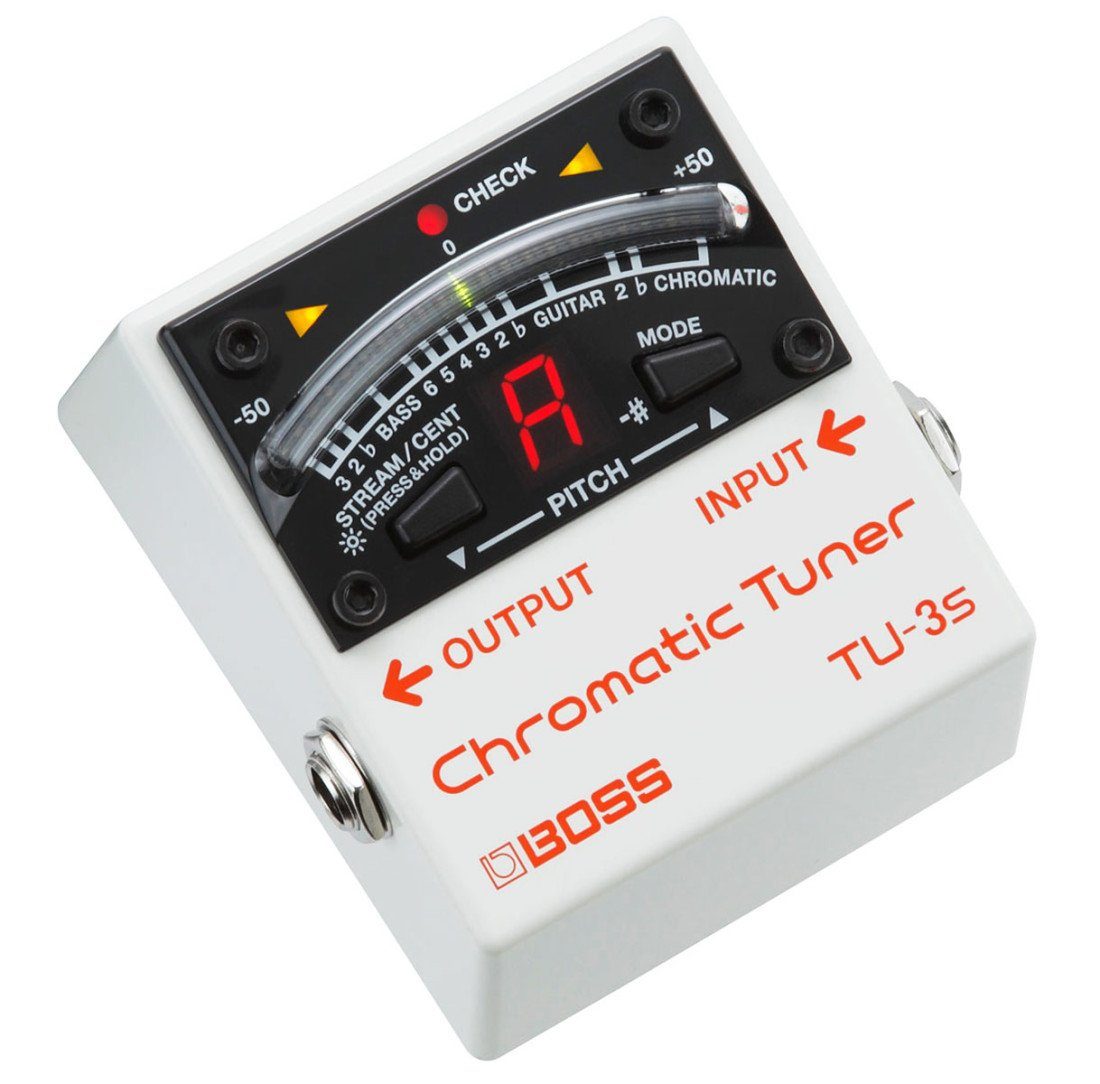 Boss by Roland Stimmgerät Boss Stimmgerät TU-3S chromatisches, Kompaktversion des TU-3 Tuners