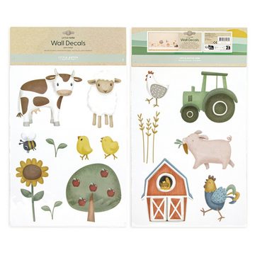 LITTLE DUTCH Wandsticker Little Farm (Set), Selbstklebend (2x - 42x30cm)