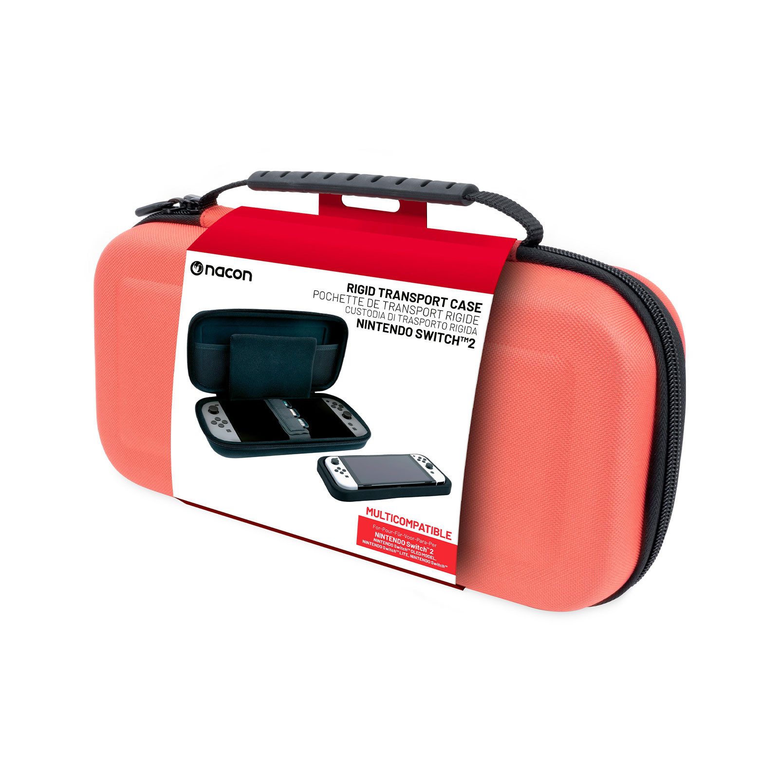 Nintendo Tragetasche L, Kunstleder, Innenfach für Zubehör, Größe L, Blau