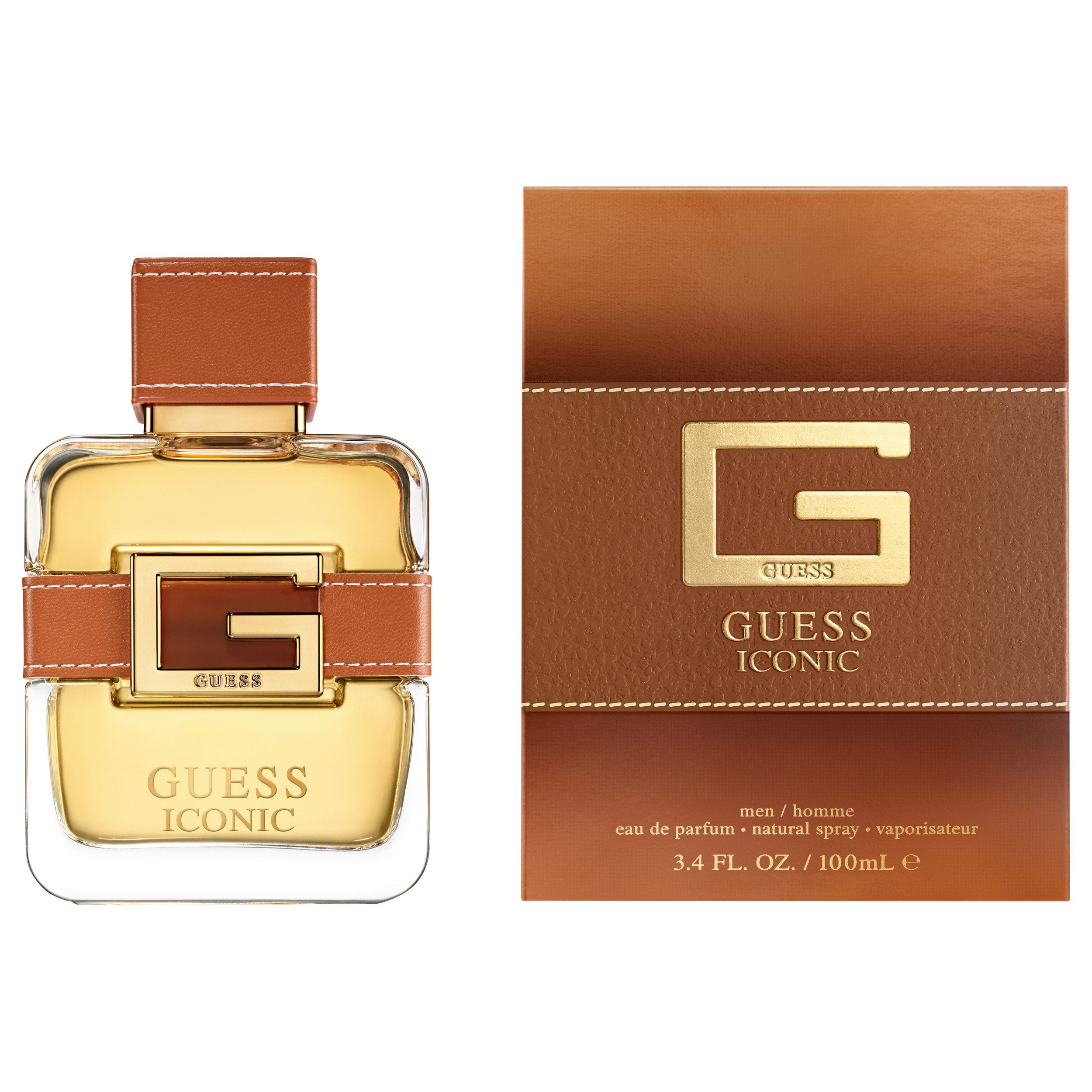 Guess Eau de Parfum ICONIC FOR MEN EDP, aromatisch-fougère Komposition, mit Vetiver