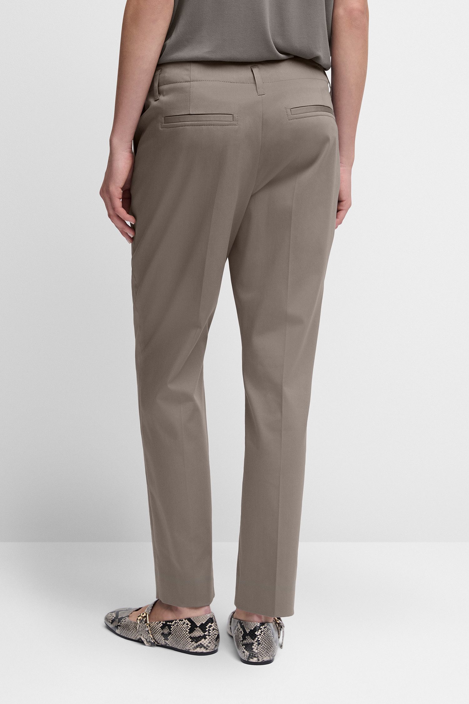 Cinque Anzughose CIHAMELIN Tapered Fit, fließender Stoff, cleane Silhouette