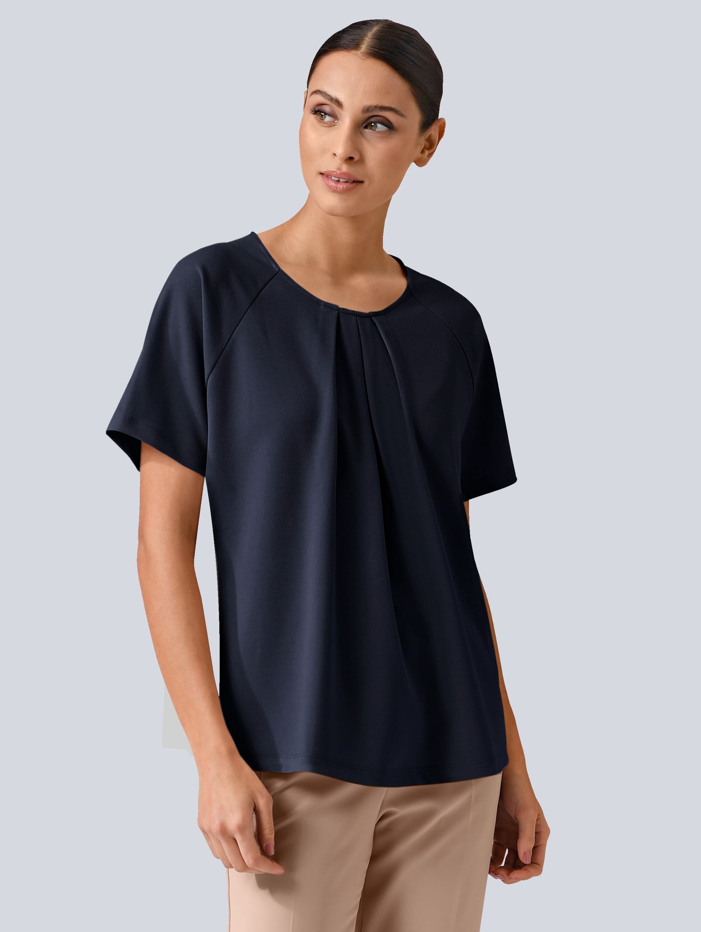 Alba Moda Kurzarmshirt Shirt mit Raglanärmel