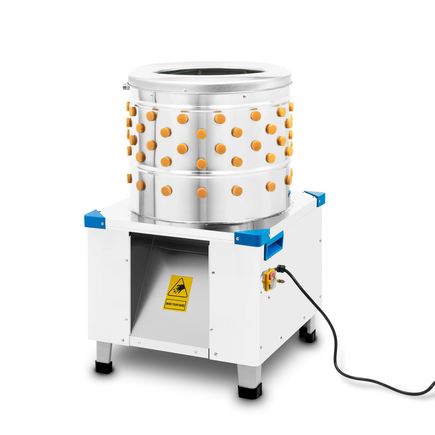 Futterautomat Rupfmaschine für Geflügel, Geflügelrupfmaschine bis zu 180 kg/h