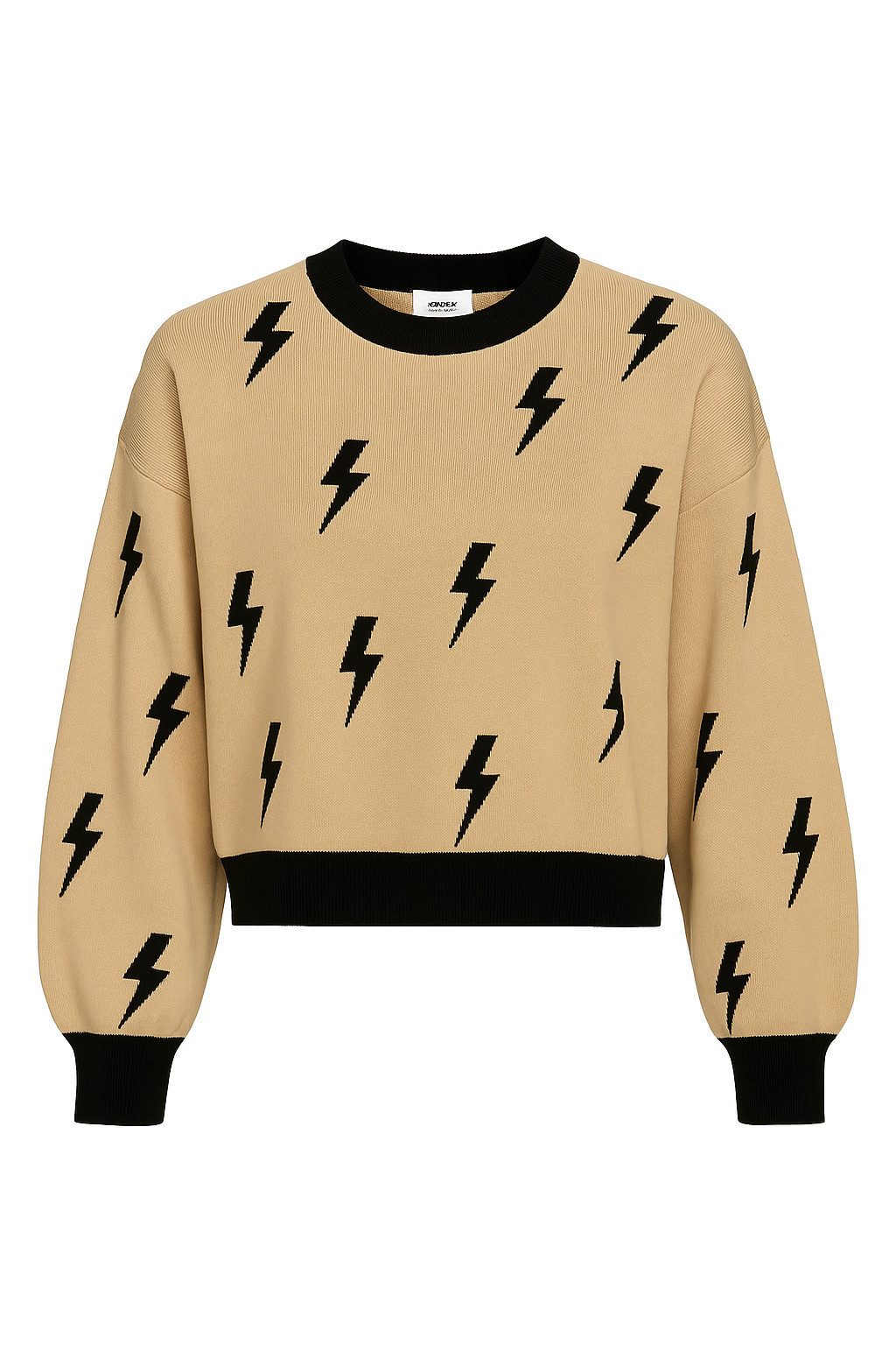 Noisy may Вязаные свитера Karierter Пуловеры mit modernem Muster (1-tlg) NMCHARLOTT L/S O-NECK KNIT FWD NOOS