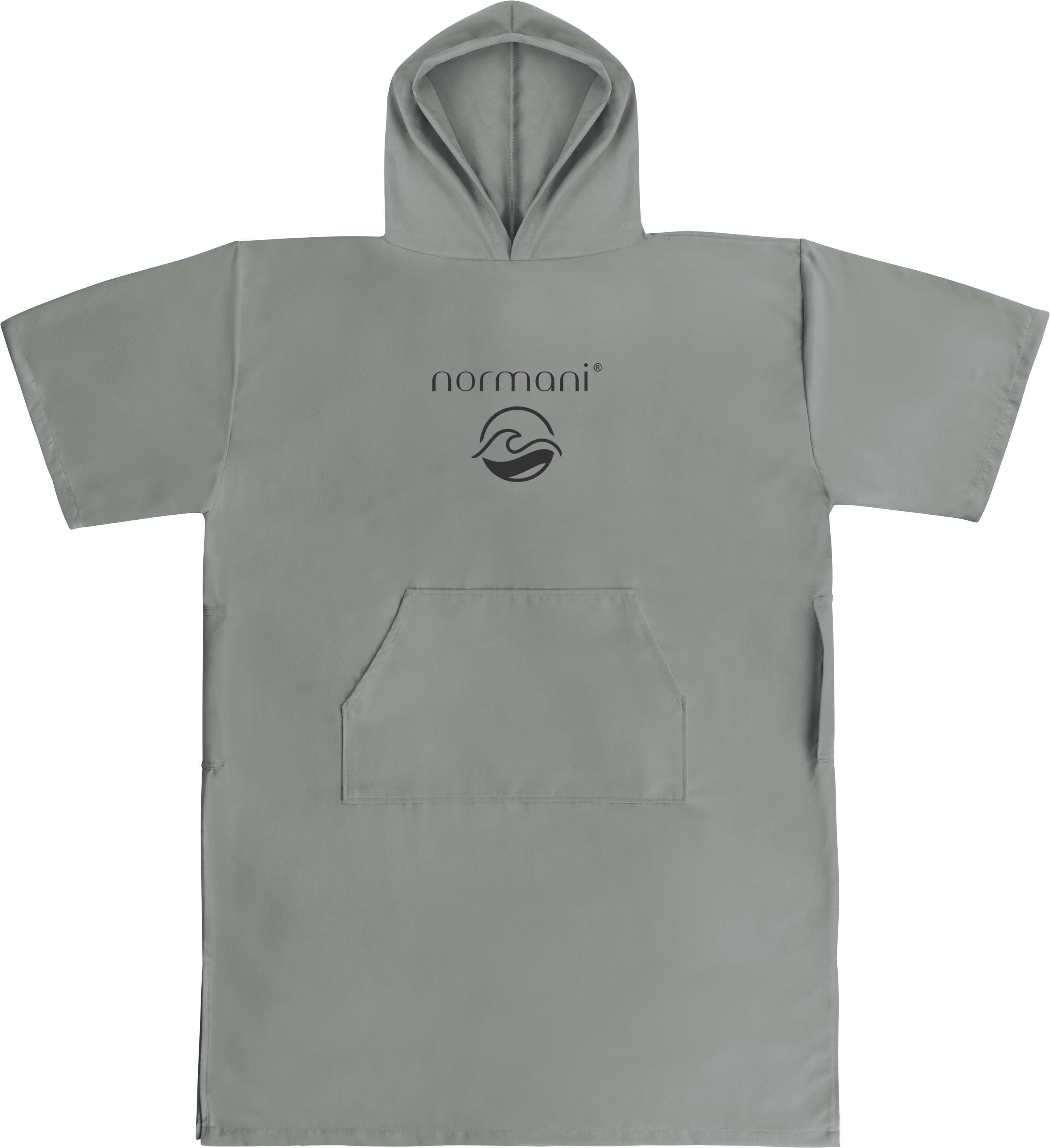 normani Unisex-Bademantel Mikrofaser Badeponcho Siargao, Polyester, günstig online kaufen
