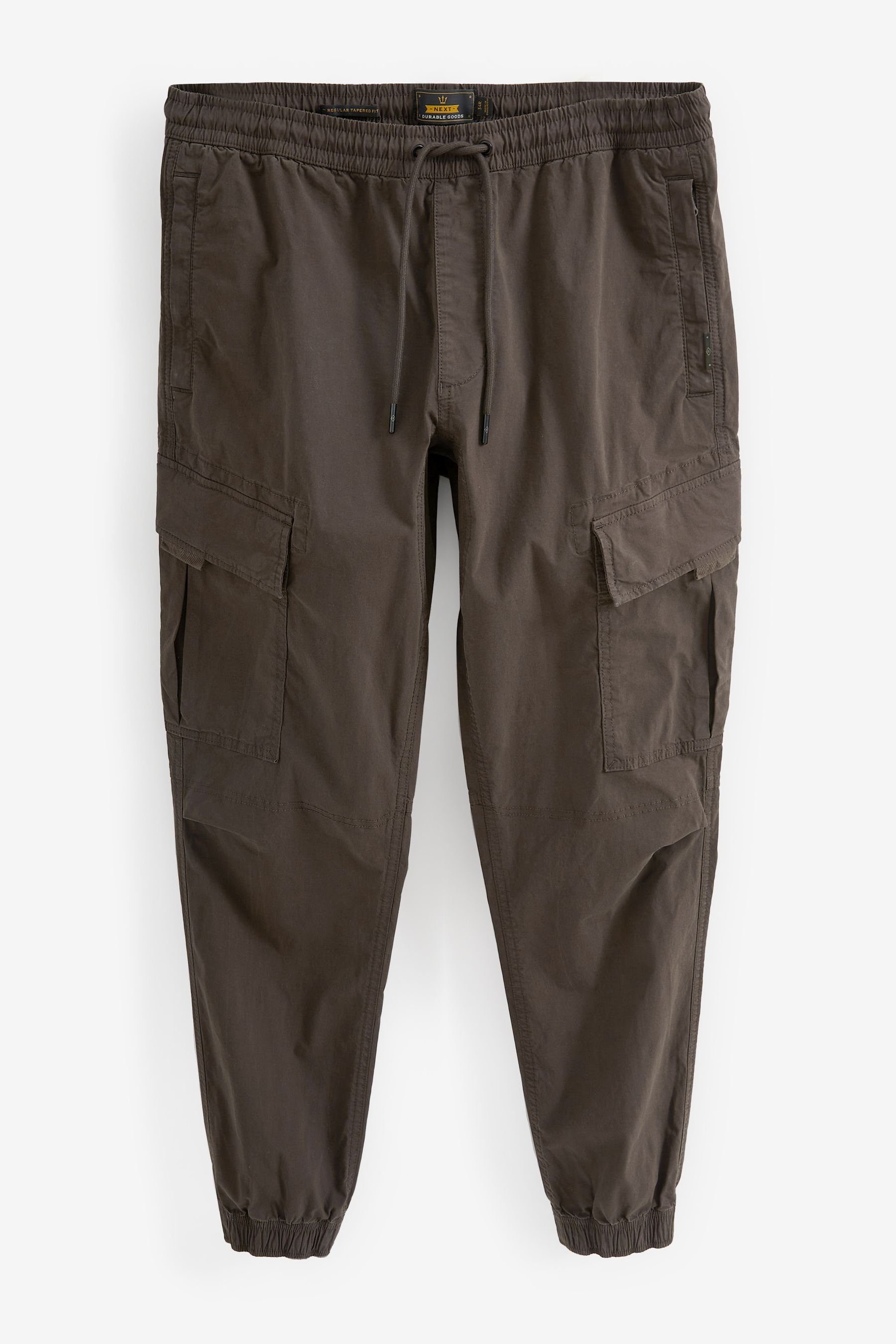 Next Cargohose Utility-Cargohose mit Stretch – Regular Tapered (1-tlg) Chocolate Brown