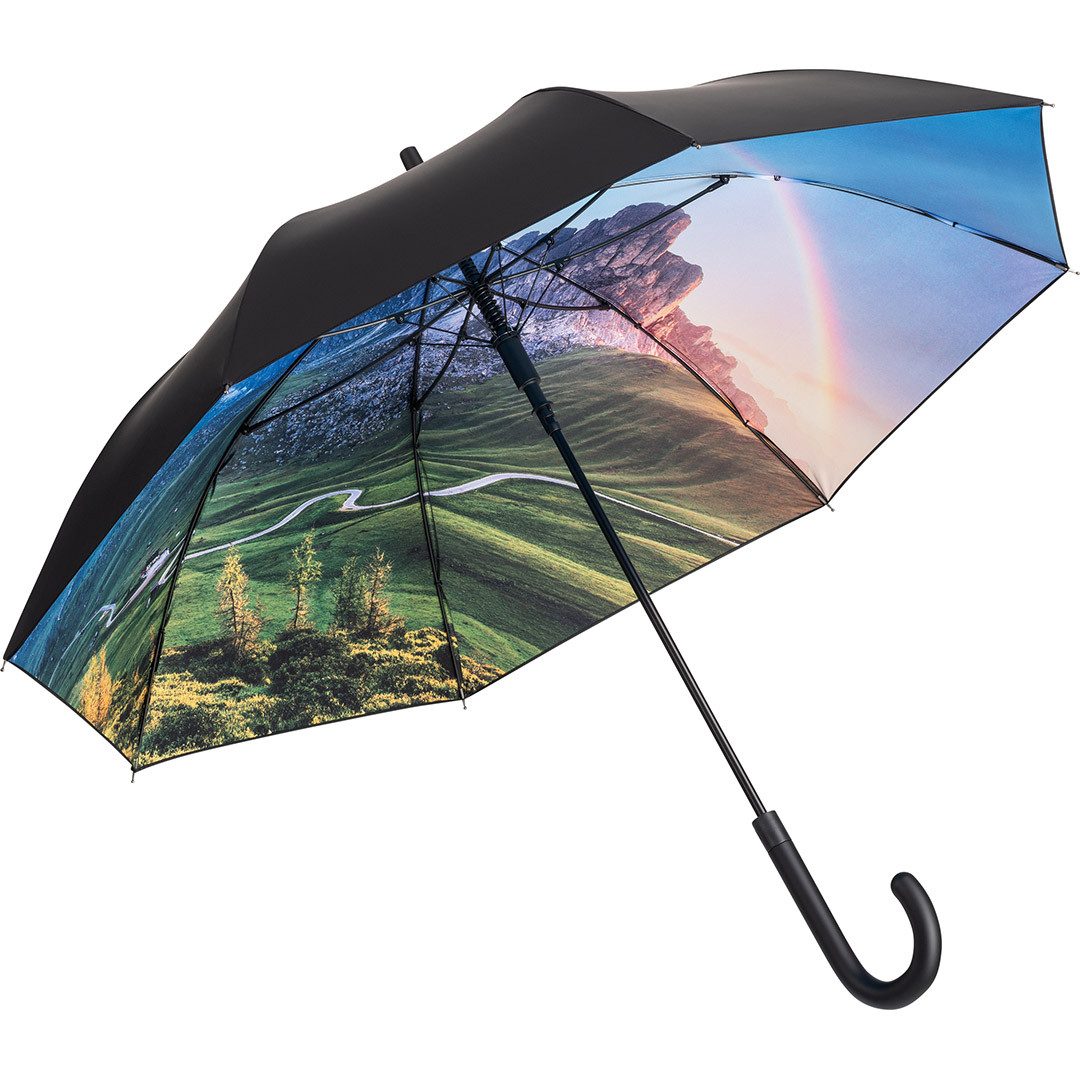 FARE Stockregenschirm, Berg-Design, Auf-Automatik, Windproof-PLUS, Galvanis günstig online kaufen