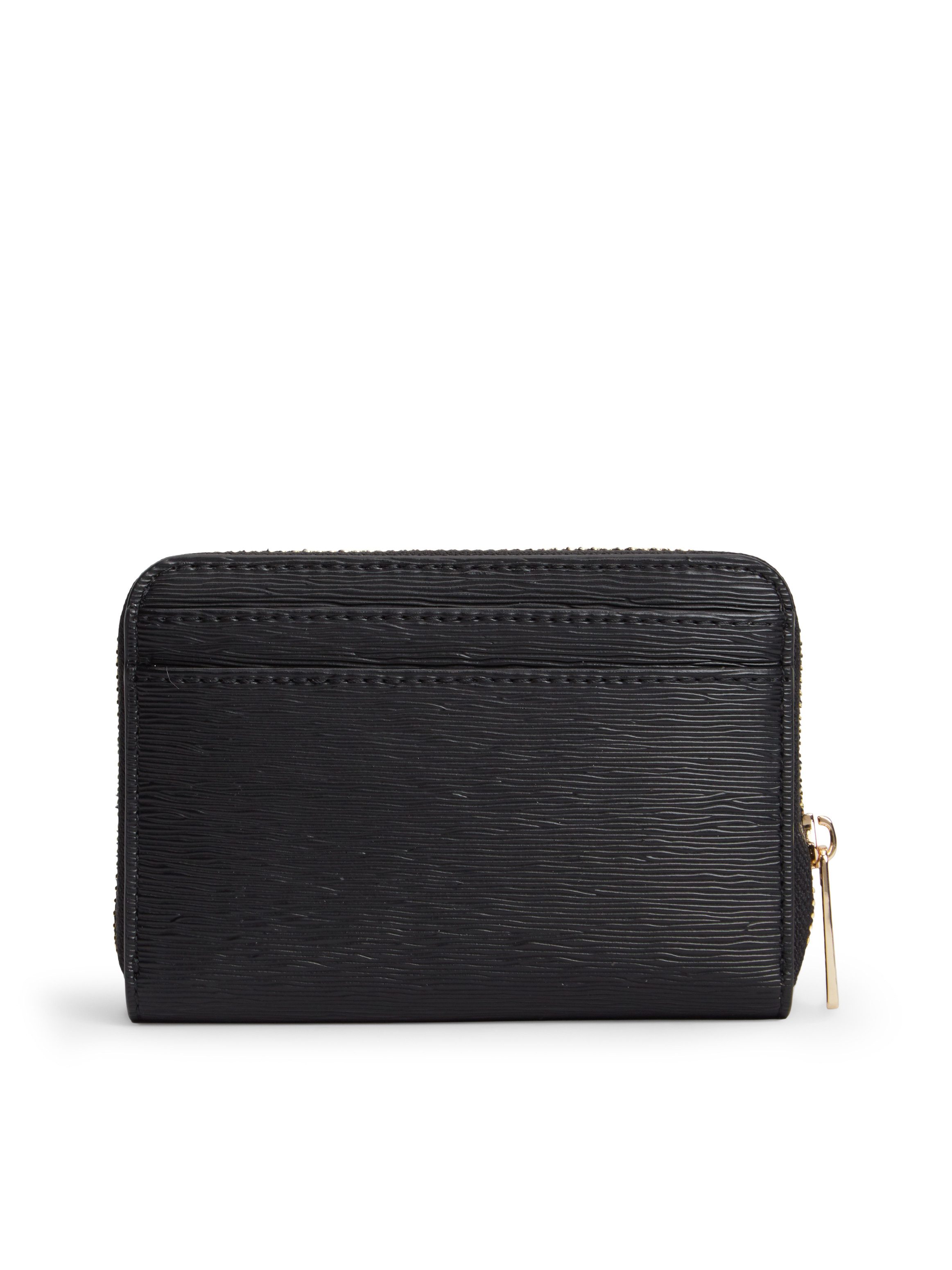 Tommy Hilfiger Geldbörse TH MODERN COMPACT ZA, Damen Geldbeutel, Portemonnaie mit Logo-Schriftzug