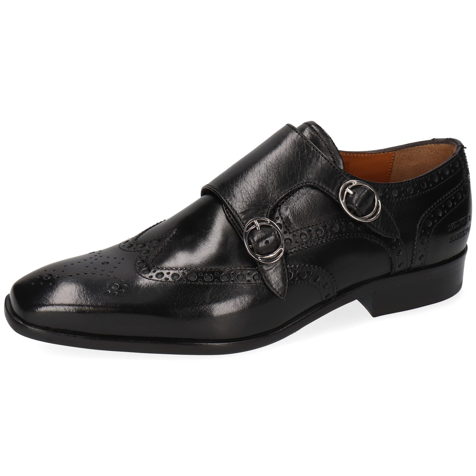 Bond 5 Leder-Monk Schuhe für Herren Schnürschuh