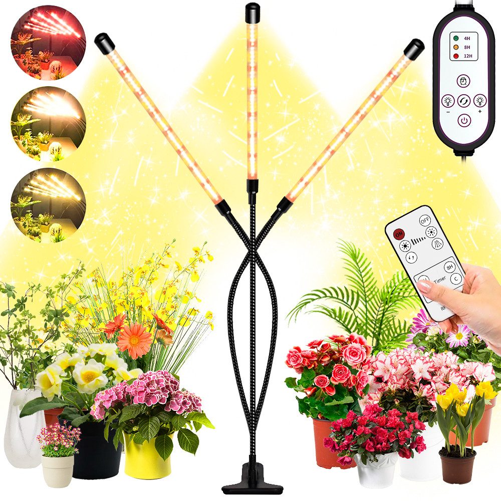 MUPOO Pflanzenlampe Pflanzenlampe,Vollspektrum Pflanzenlicht,Wasserdichte, günstig online kaufen