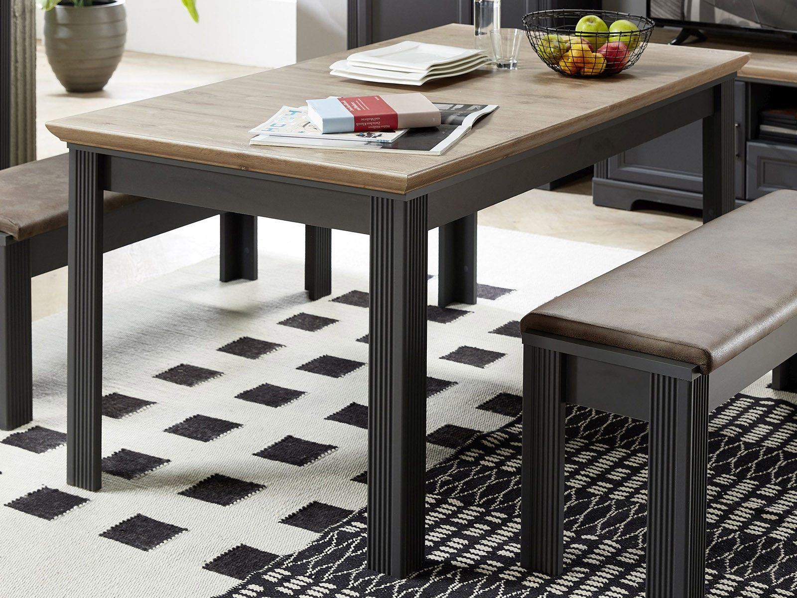 Innostyle Esstisch 160 x 76 x 90 cm (B/H/T)