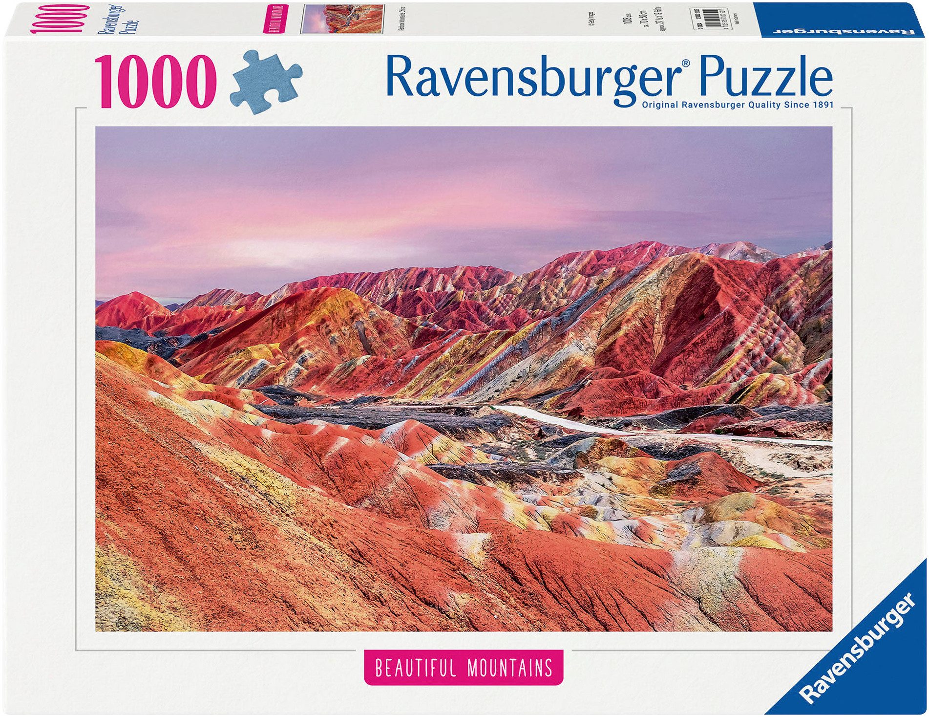 Ravensburger Puzzle Beautiful Mountains, Regenbogenberge, China, 1000 Puzzl günstig online kaufen