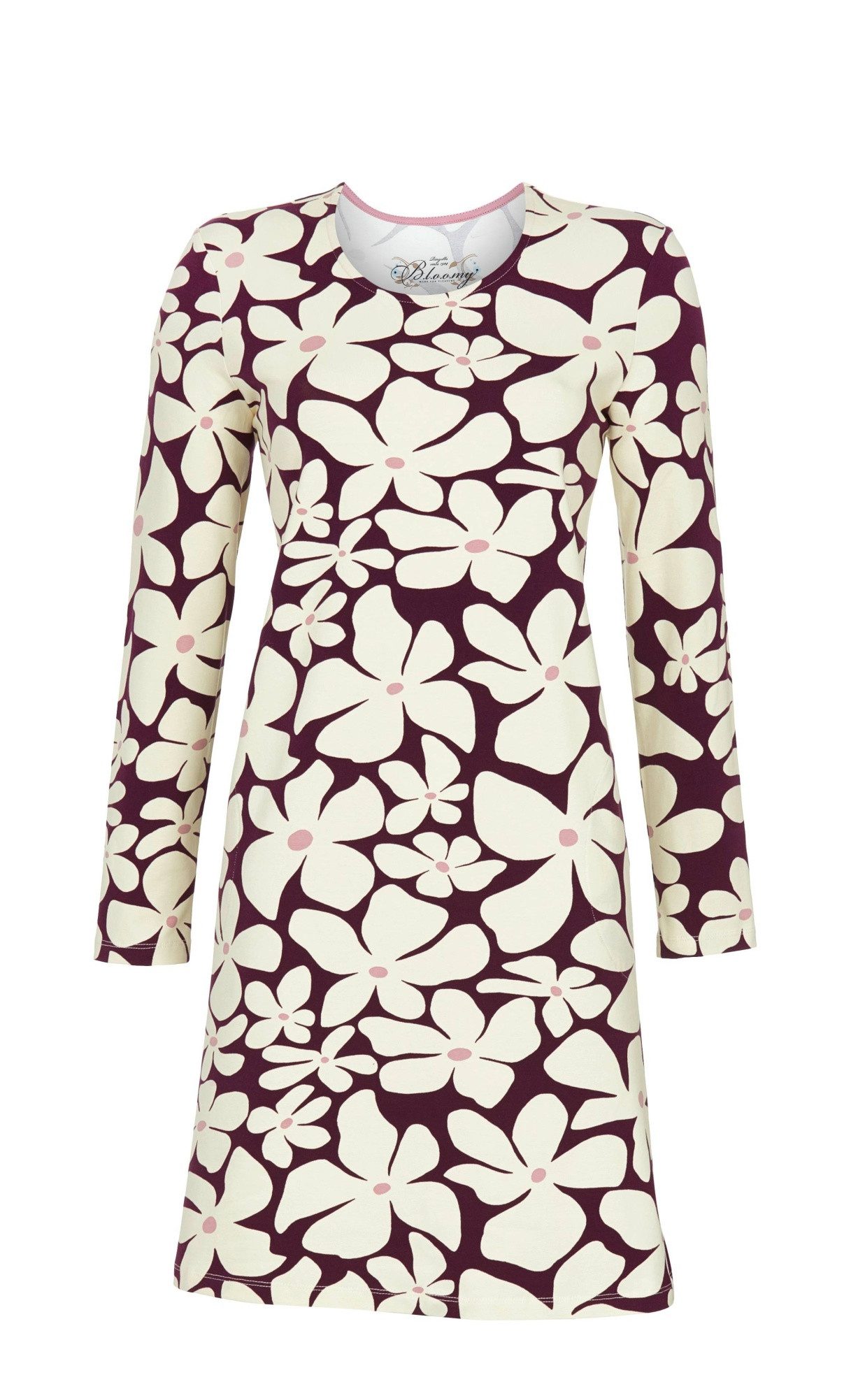 Ringella Nachthemd mit abstrahiertem Blumenprint