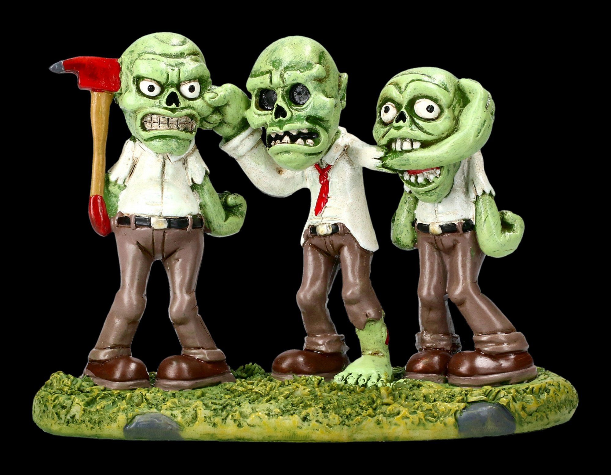 Figuren Shop GmbH Dekofigur Lustige Zombie Figur - Nichts Böses - Horror Dekoration