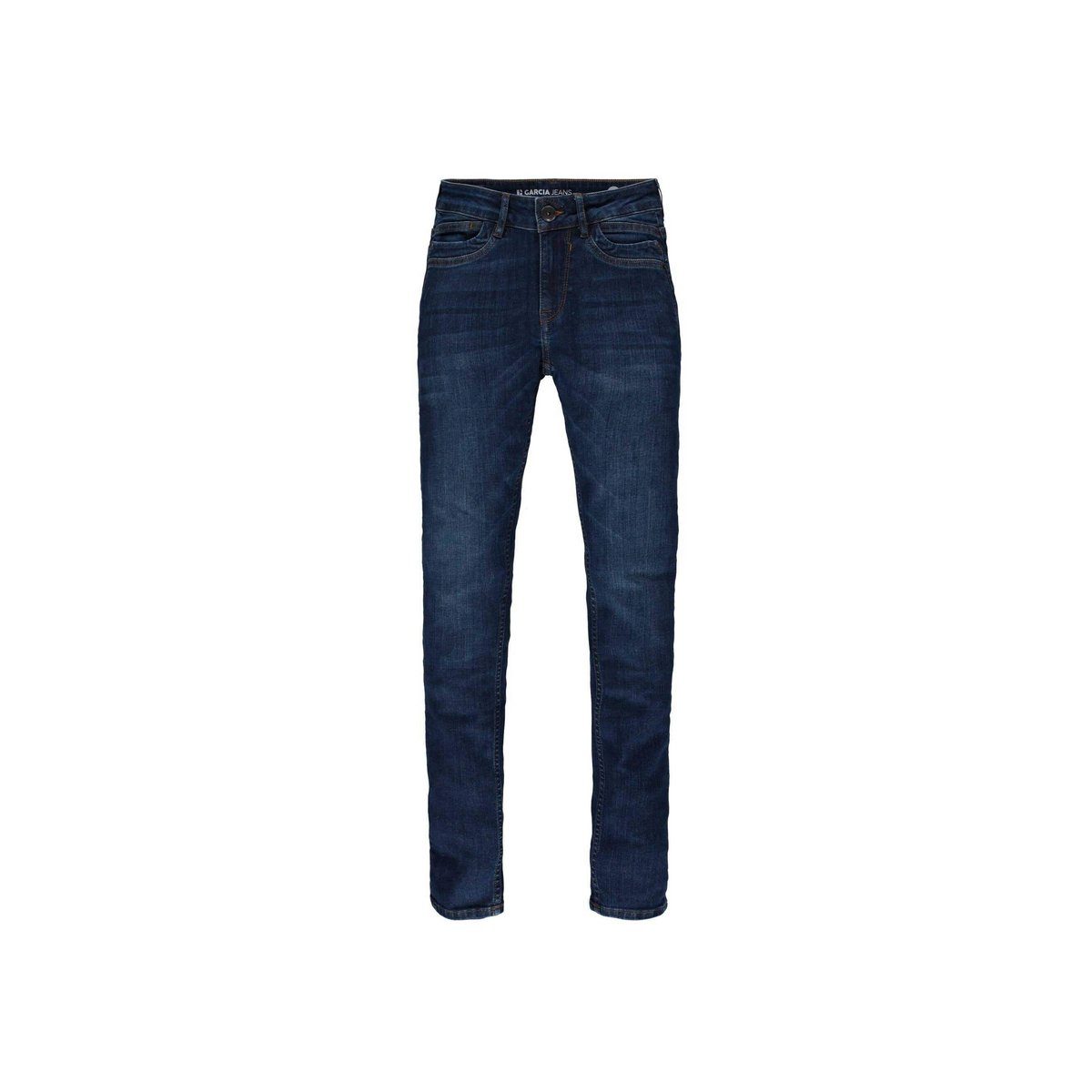 dunkel-blau regular Garcia (1-tlg) 5-Pocket-Jeans