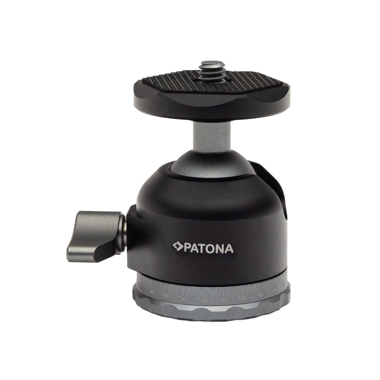 Patona Kugelkopf für Kamerastative, Kugelgelenk und rotierbare Bodenplatte