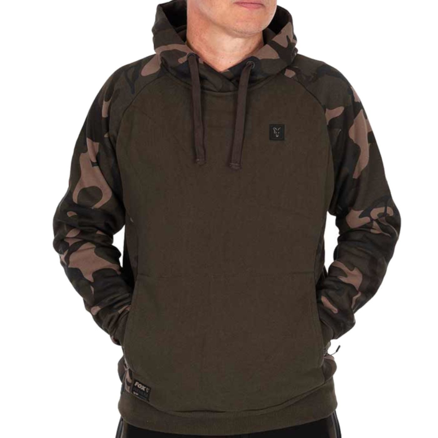 FOX International Kapuzenpullover Fox Khaki / Camo pullover premium Hoodie - Angelpullover