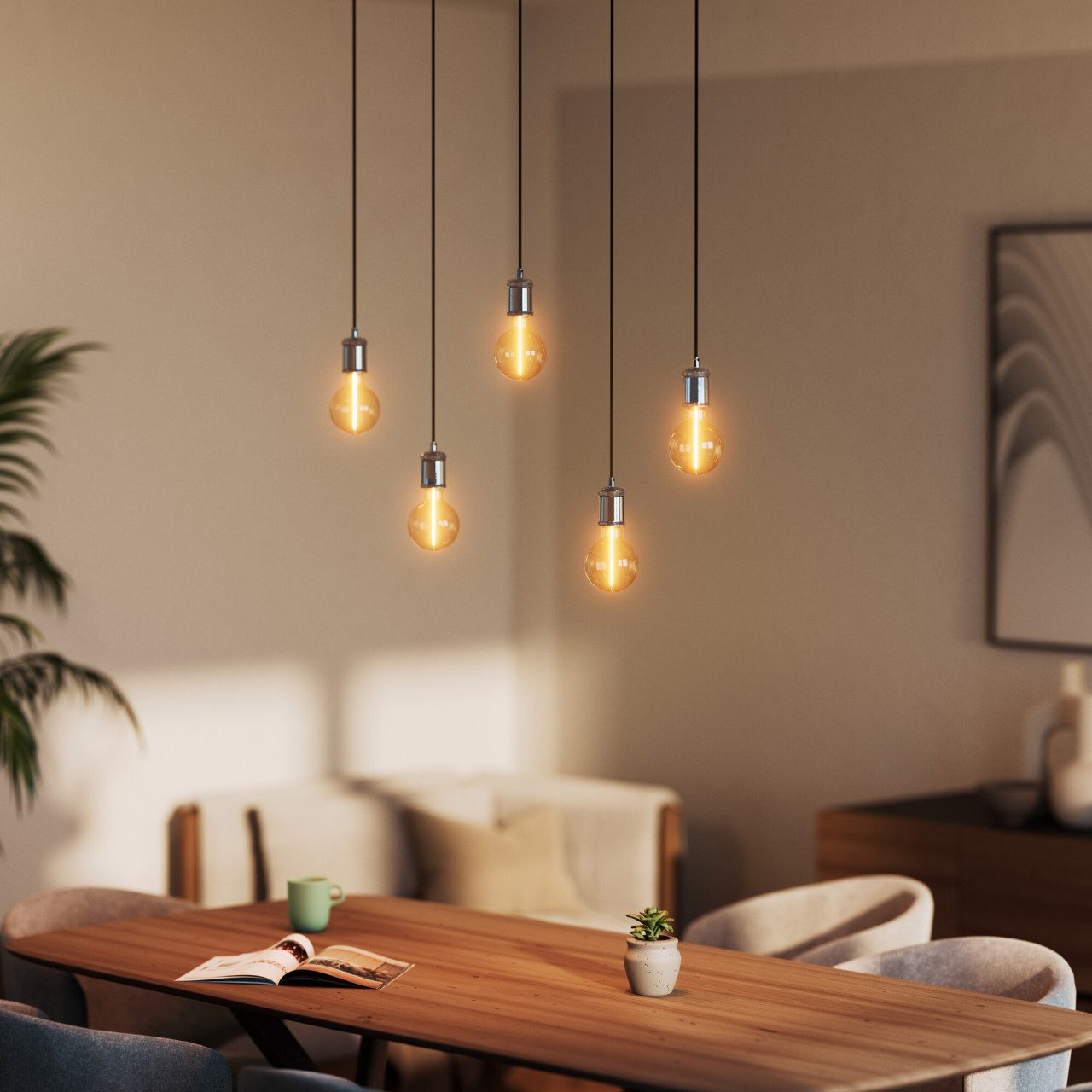 Osram LED-Leuchtmittel Osram LED Leuchtmittel Globe 95 E27 2,2 W warmweiß, Nicht dimmbar