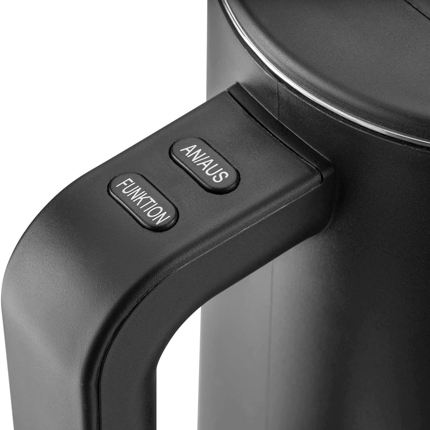 KLAMER Wasserkocher Edelstahl mit Temperatureinstellung 40-100°C, Warmhaltefunktion, matt…, 1,5 l, 1800 W, 1,5L, 5 Temp.-Einst., kalkfrei, BPA-frei, integrierte – Bild 5 von 5